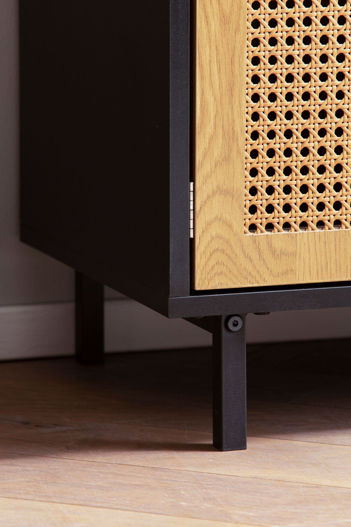 Sideboard Edland Schwarz 80 × 40 × 86,5 cm
