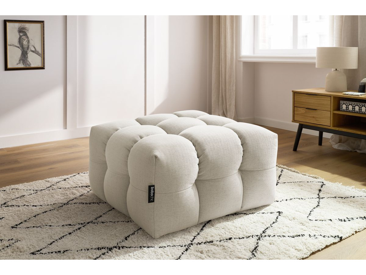 Bobochic Cloud Pouf Stoff Beige
