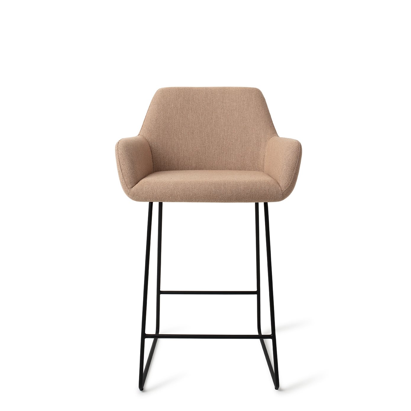 Jesper Home Barhocker Hiroo Whisper-Wheat Slide Schwarz Barhöhe (75cm) moebelfaktor