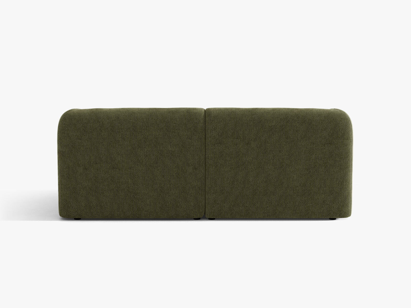 Micadoni Sofa Miley 2-Sitzer Chenille Eden Grün