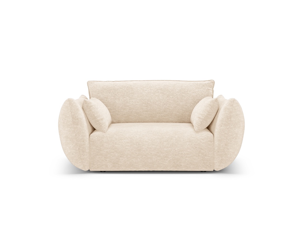 Cosmopolitan Design Sessel Matera Chenille Eden Helles Beige