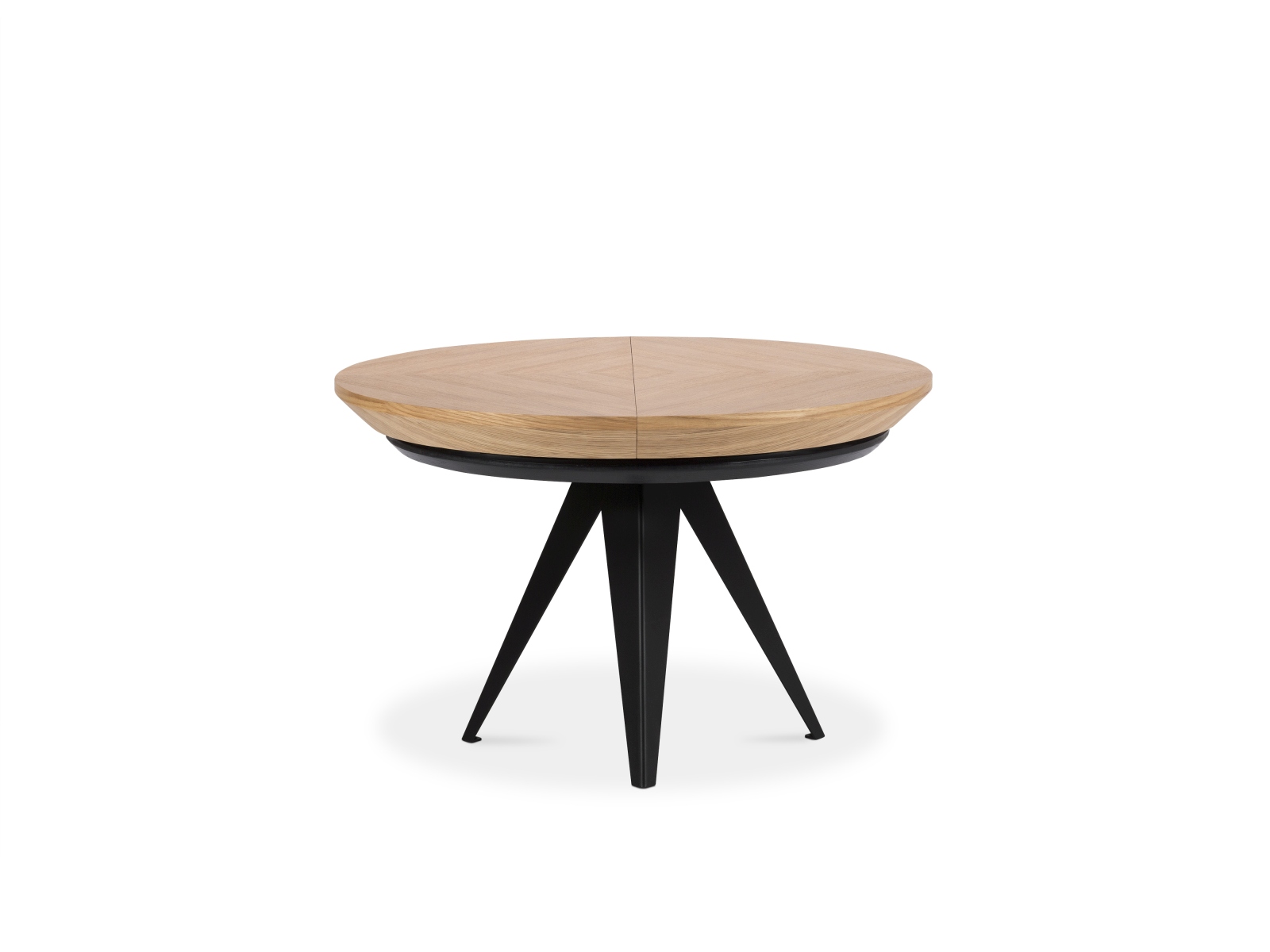 Micadoni 8-Sitzer Tisch Toni 130cm Holz Natürliches Eichenfurnier