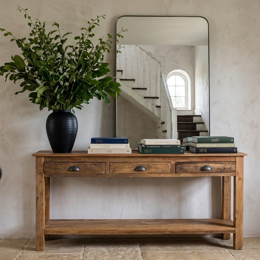 Raw Materials Sideboard Farmwood Recyclingholz 150cm