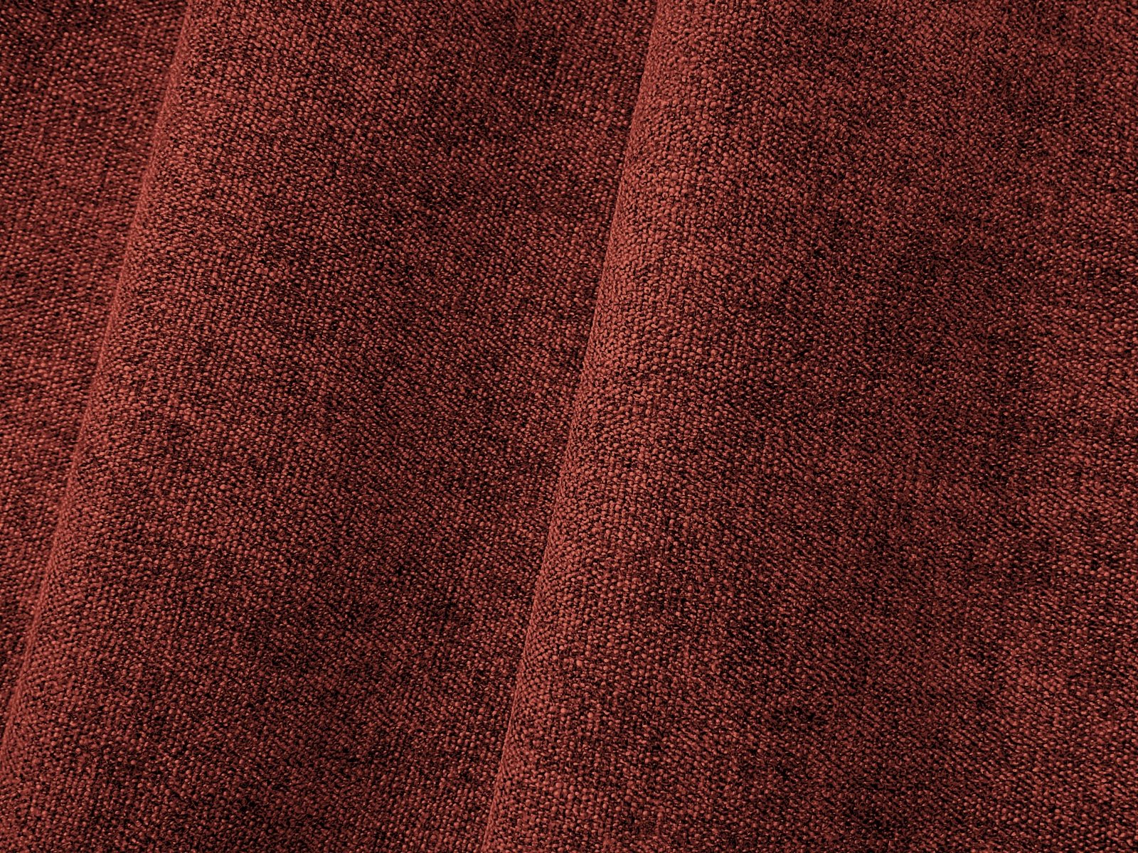 Micadoni Sofa Bloom 4-Sitzer Strukturierter Stoff Rot