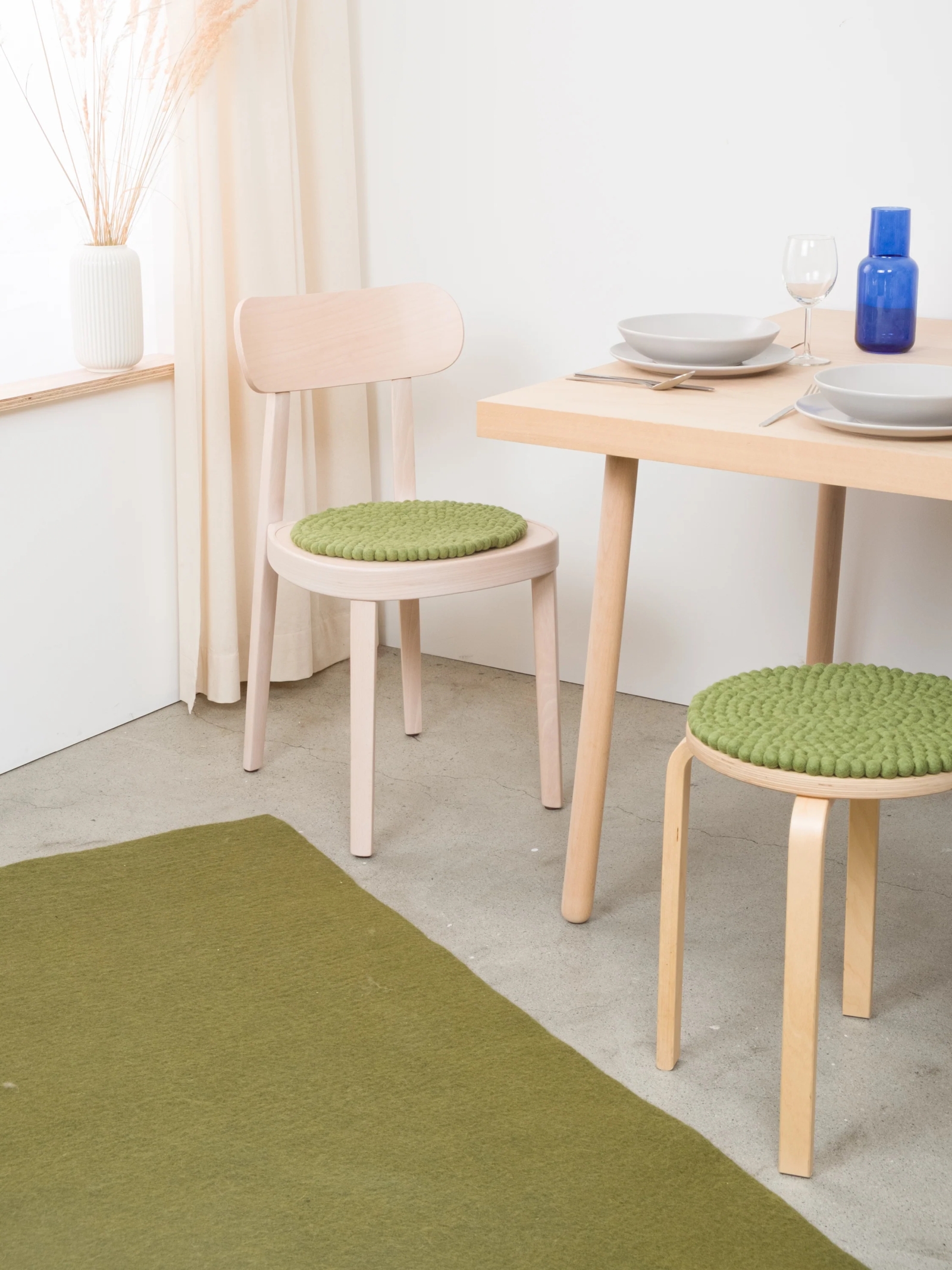 myfelt Kaspar - Filzkugel Sitzauflage rund