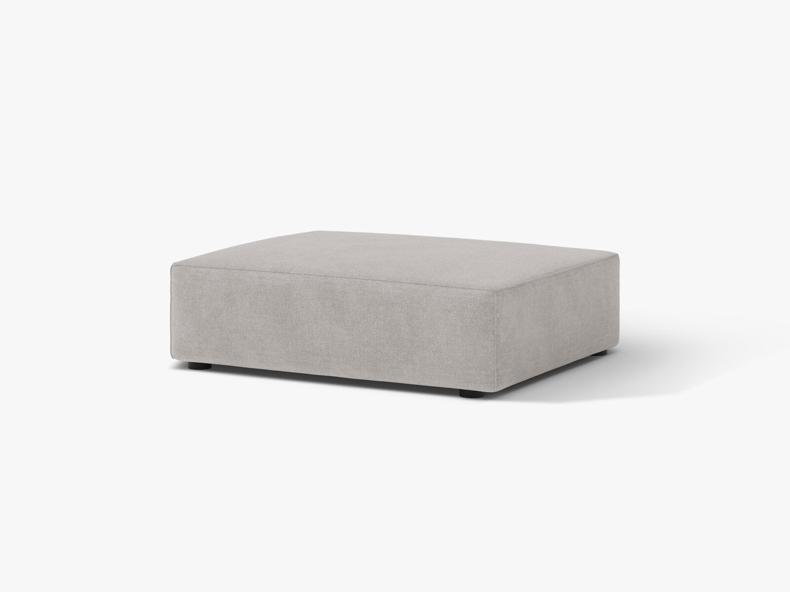 Micadoni Hocker Jodie 1-Sitzer Strukturierter Stoff Liberty Hellgrau