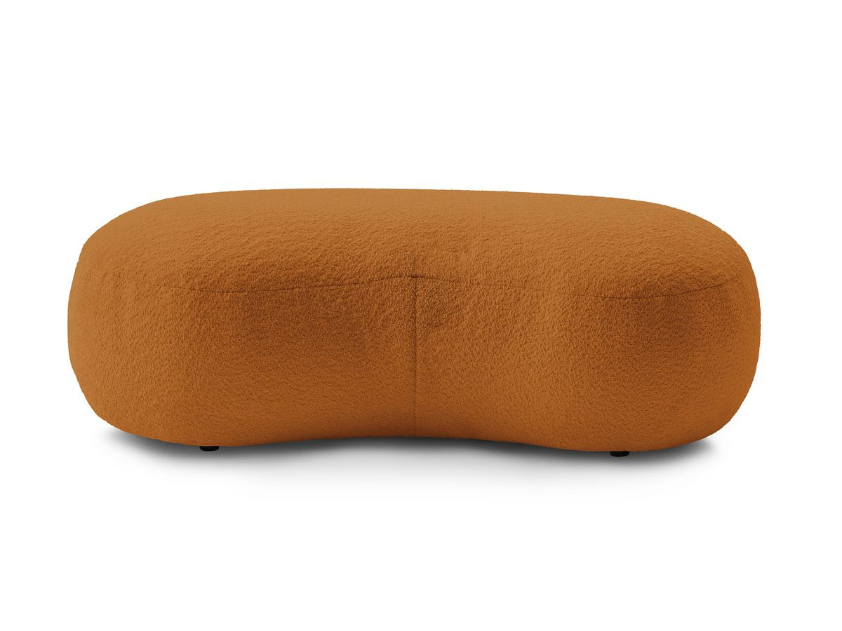 Bobochic Saint-germain Pouf Bouclé-Stoff Gelb