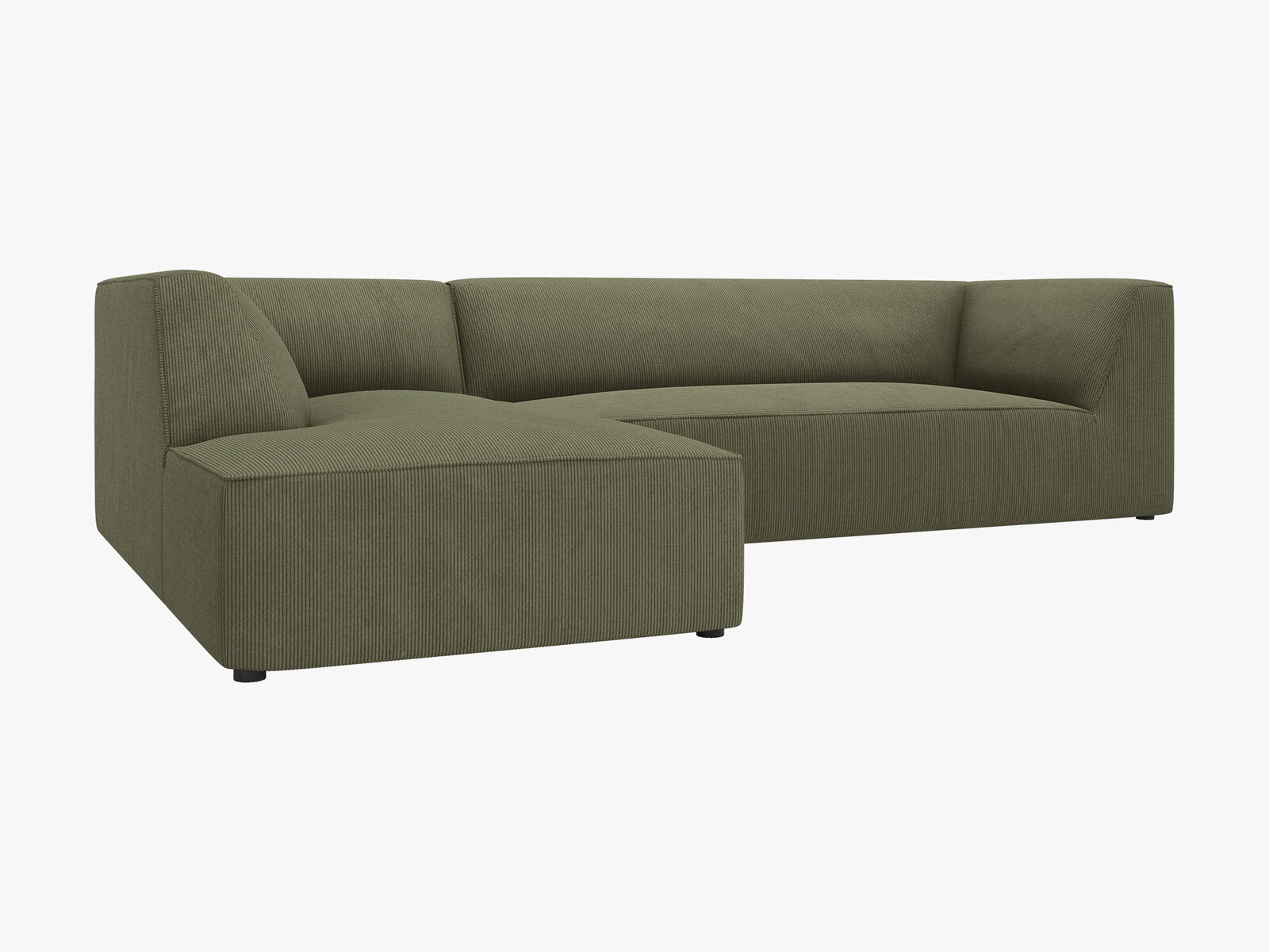 Micadoni 4-Sitzer Modular Sofa Ruby Links Kord Scala Grün