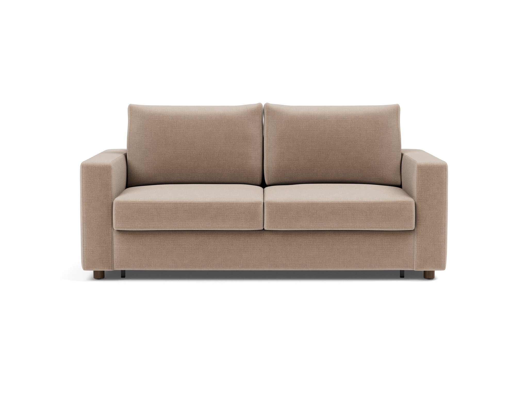 Schlafsofa Neah mit Standard-Armlehnen 160 Chenille Esina 417-Mocha