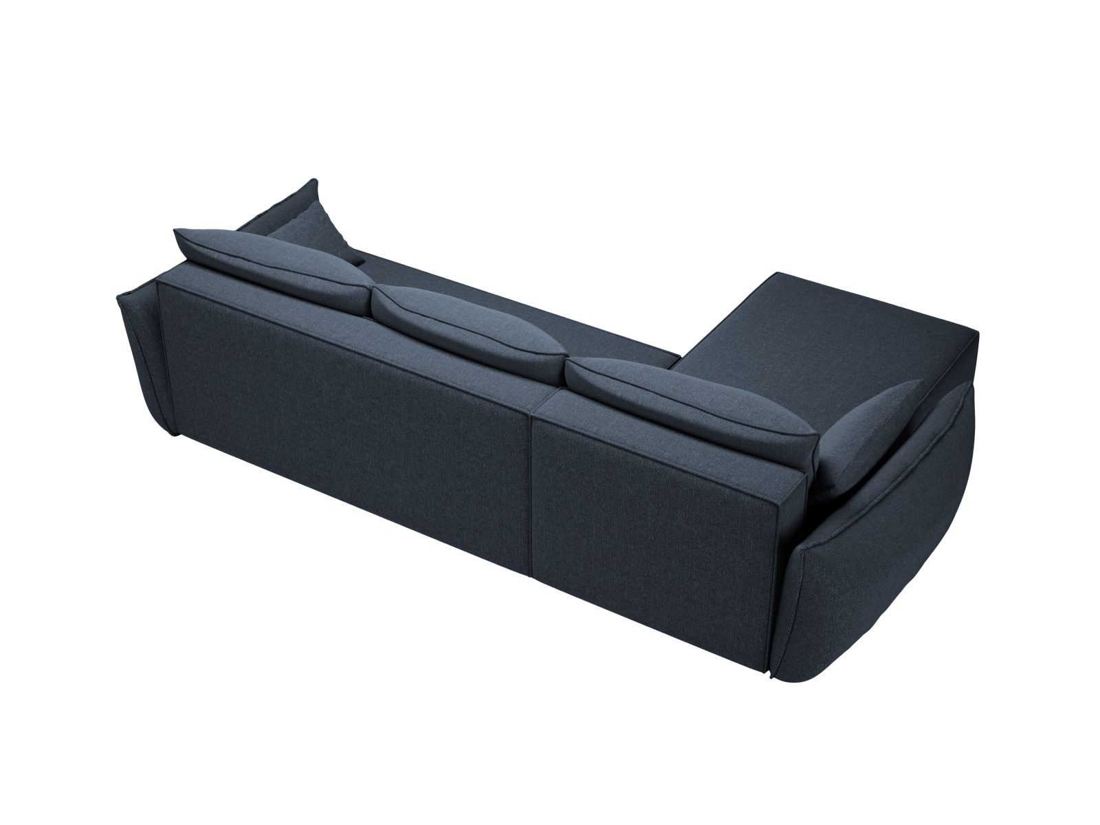 Micadoni Ecksofa Kaelle 4-Sitzer mit Schlaffunktion Rechts Chenille Hellgrau