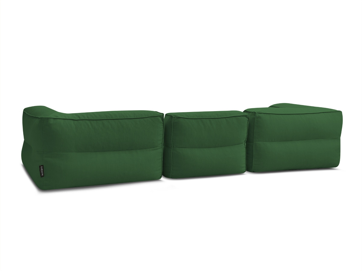 Bobochic Giulia Gartensofa 3-Sitzer Stoff Grün