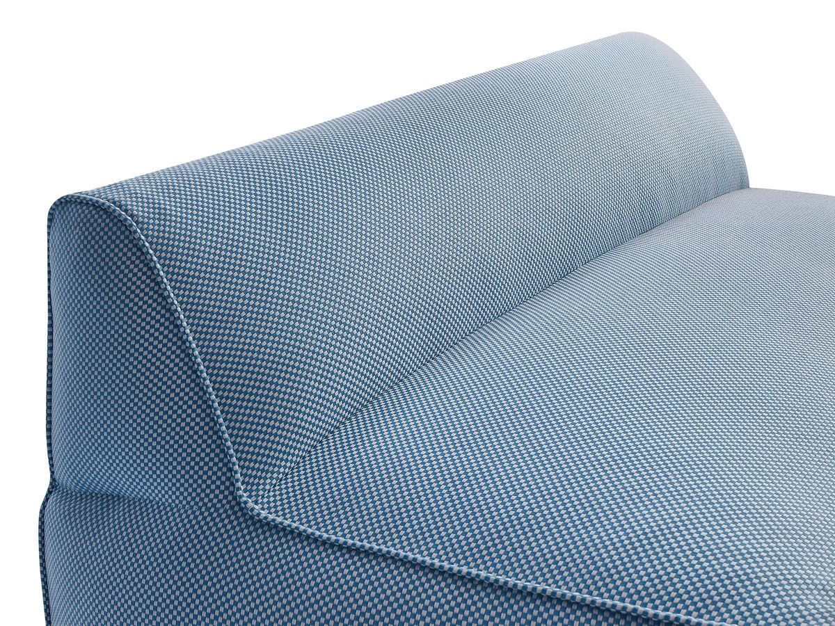 Bobochic Riviera Sofamodul 2-Sitzer Melange-Stoff Dunkelblau