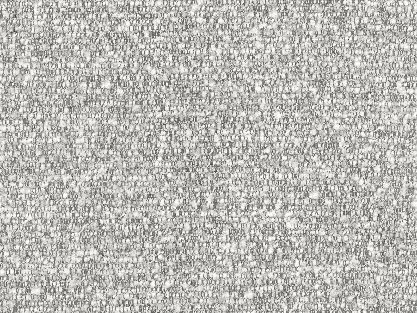 Micadoni Ecksofa Martina 3-Sitzer 90cm Sitztiefe Rechts Boucle Monet Silber