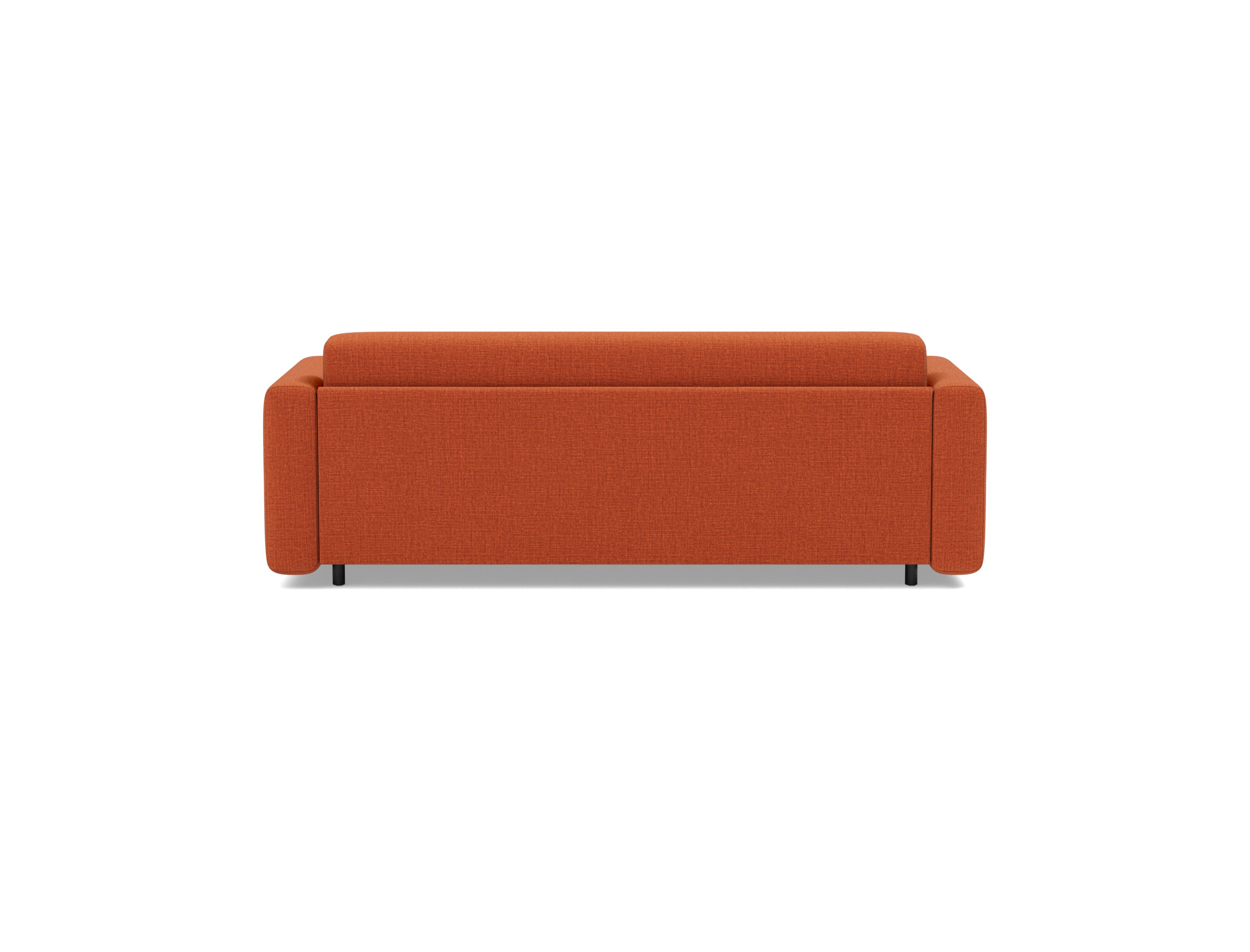 Schlafsofa Killian mit Memory-Matratze 160 Chenille Esina 412-Rust-Orange