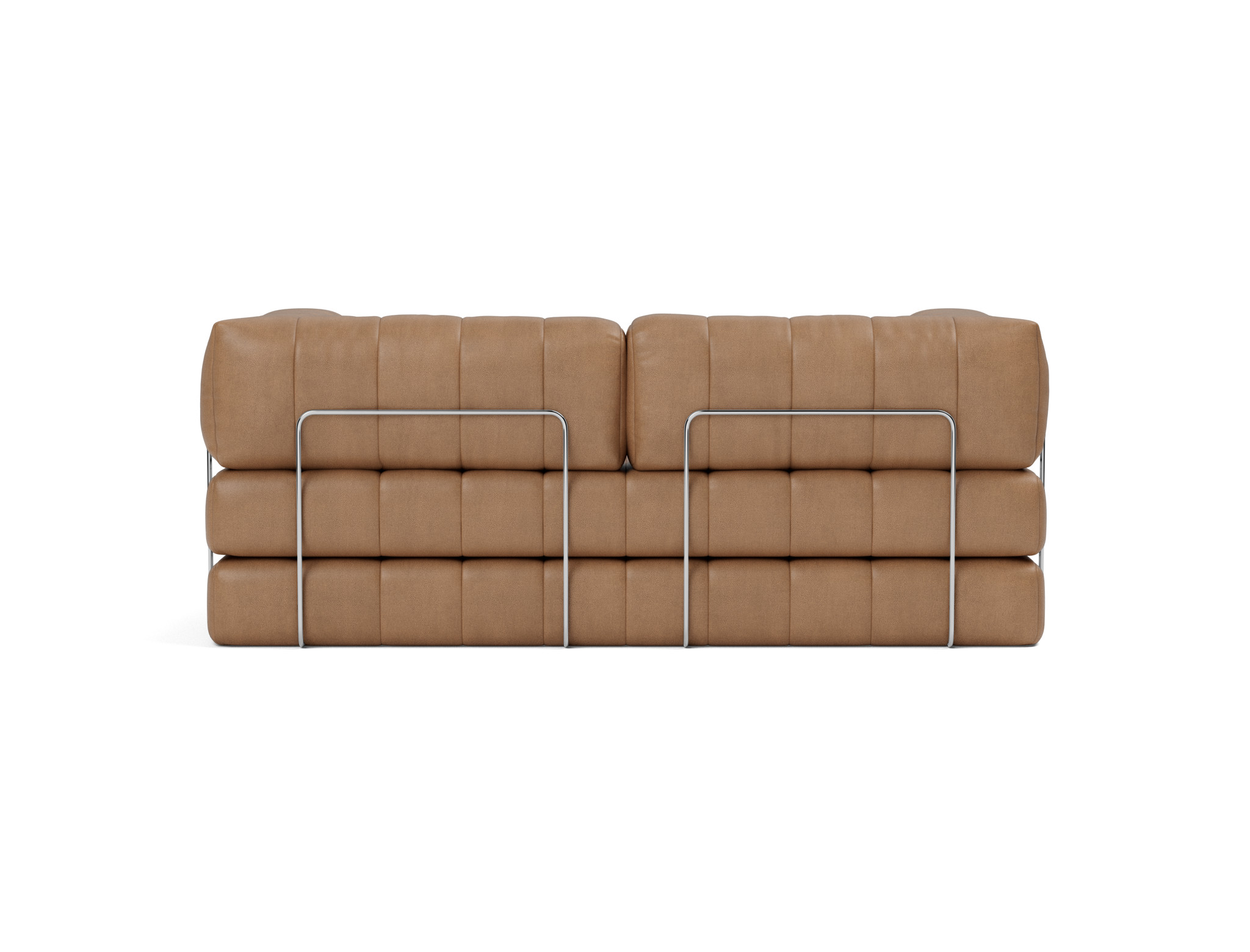 Schlafsofa CozyPad mit Armlehnen Lederoptik Faunal 551-Brown