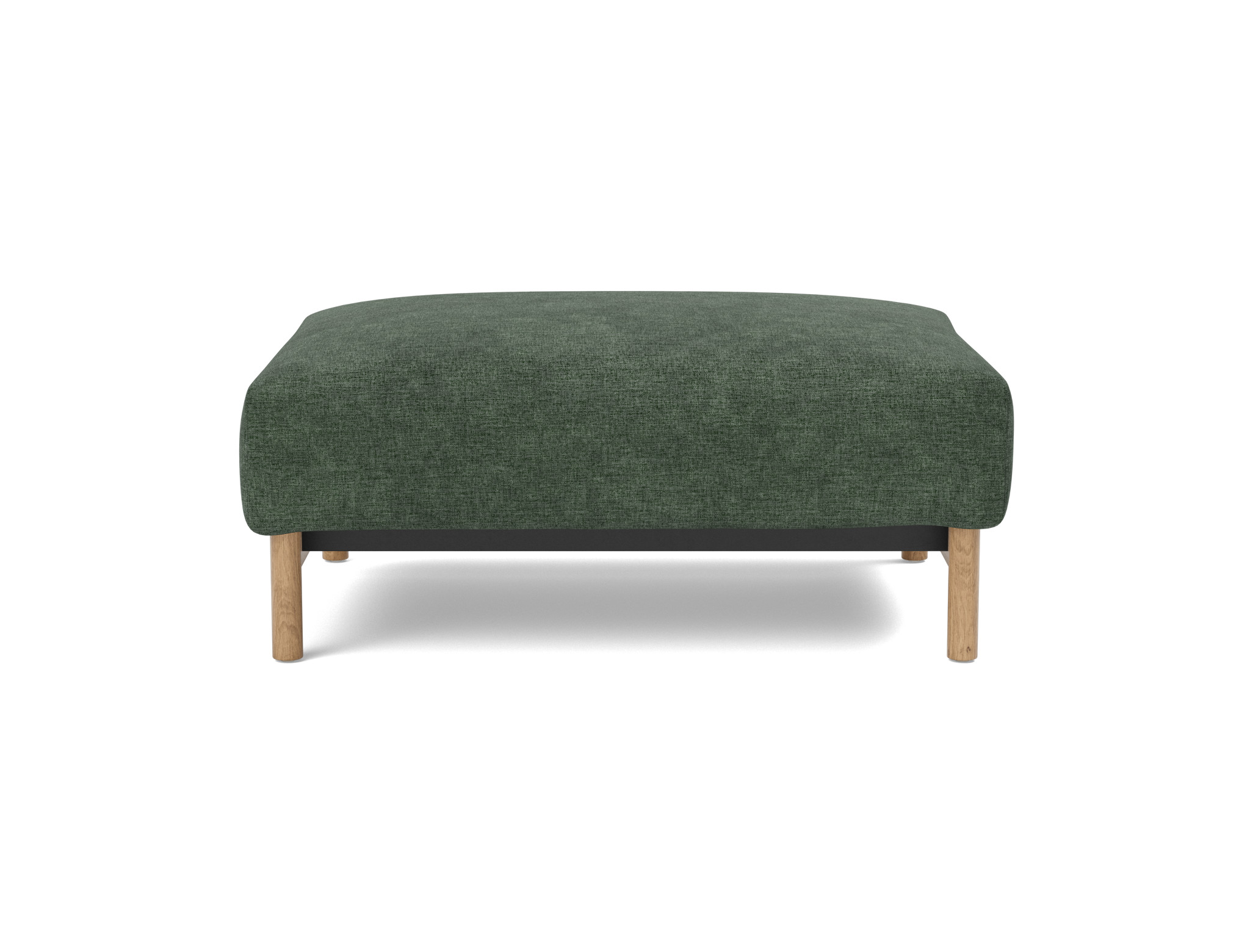 Hocker Malloy Flachgewebe Avella 281-Pine-Green Beine Eiche
