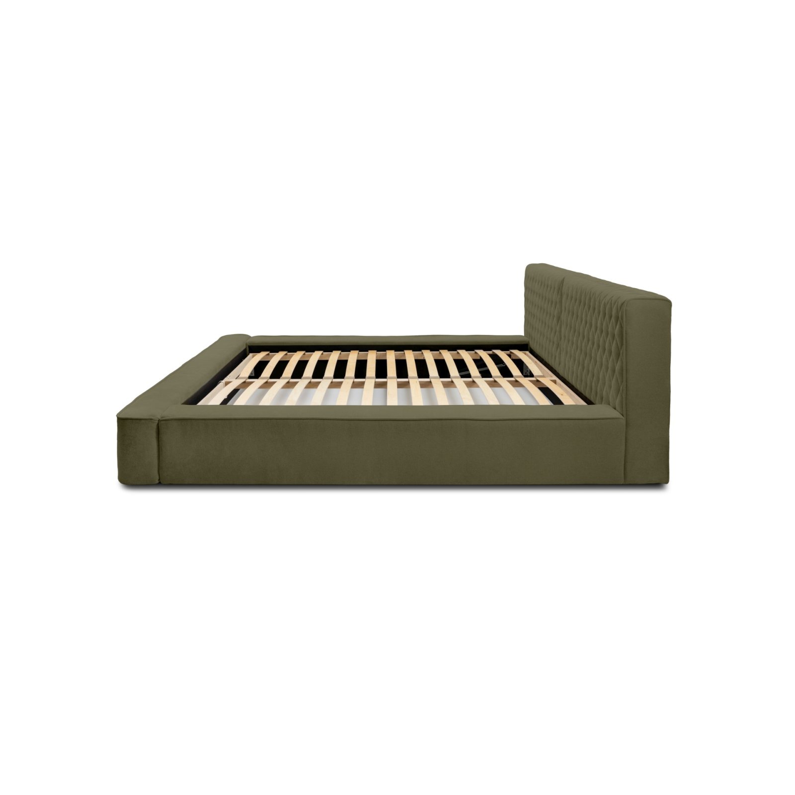Polsterbett Mento Chenille 140x200 mit Holzrahmen Ditra-New 38
