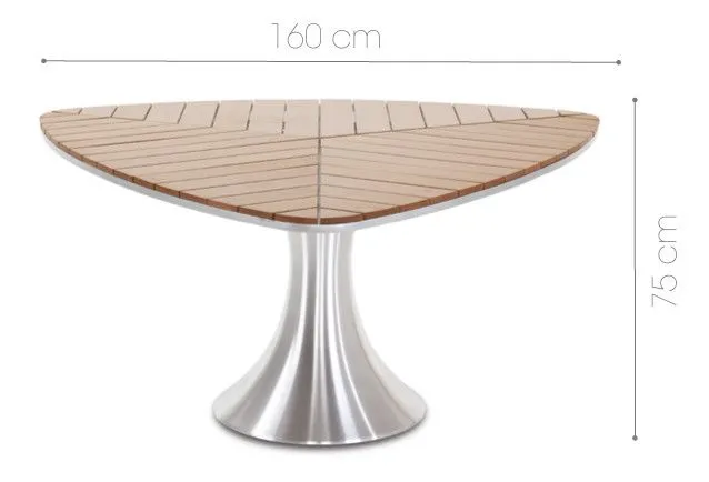 Moebelfaktor Produkt domus ventures palm triangular dining table 1280x1280