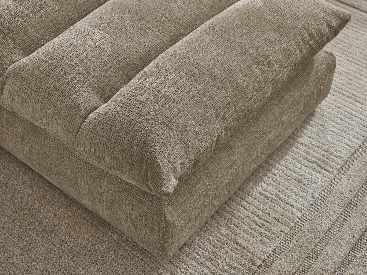 Bobochic Neil Pouf Strukturstoff Taupe