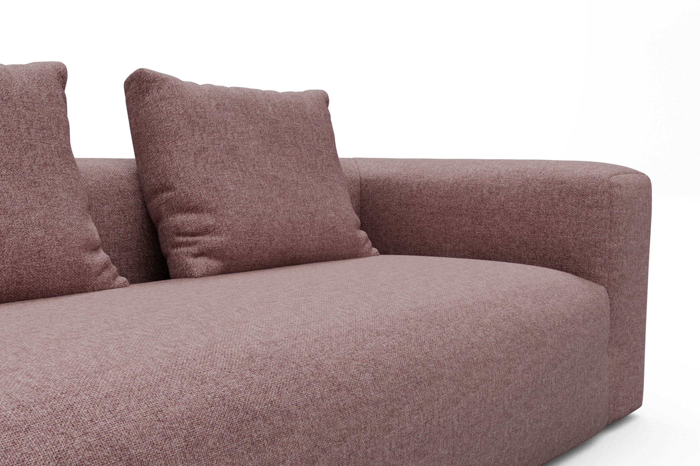 Ecksofa Fred Relax-Ecke links mit 2,5-Sitzer Sama-Flamingo