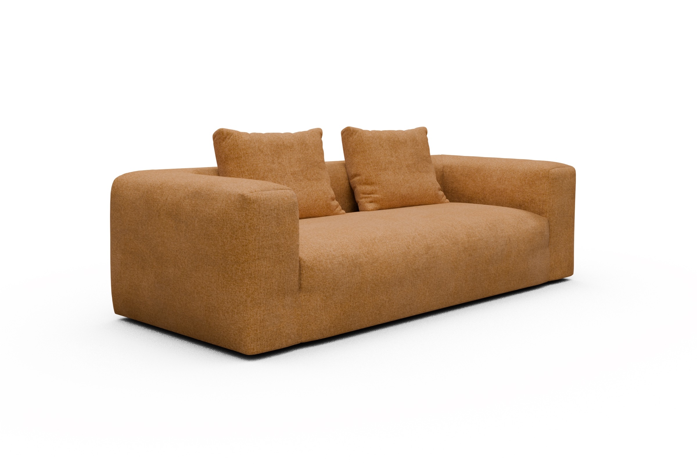 Sofa Fred 3-Sitzer Casone-Warm-Yellow