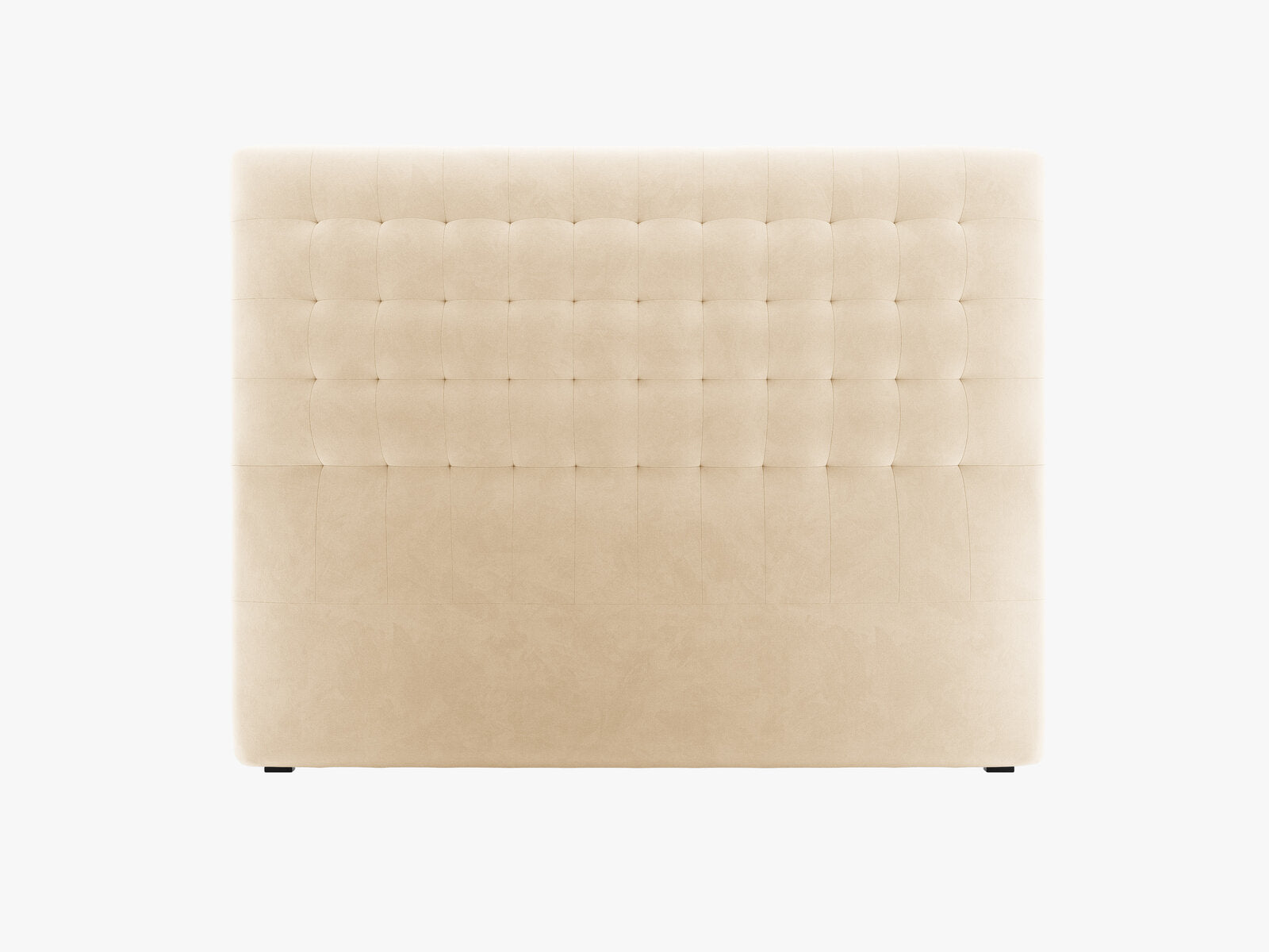 Micadoni Nova Samtiger Kopfteil 120 cm (H 120 cm) Samt Paris Nude 160x120