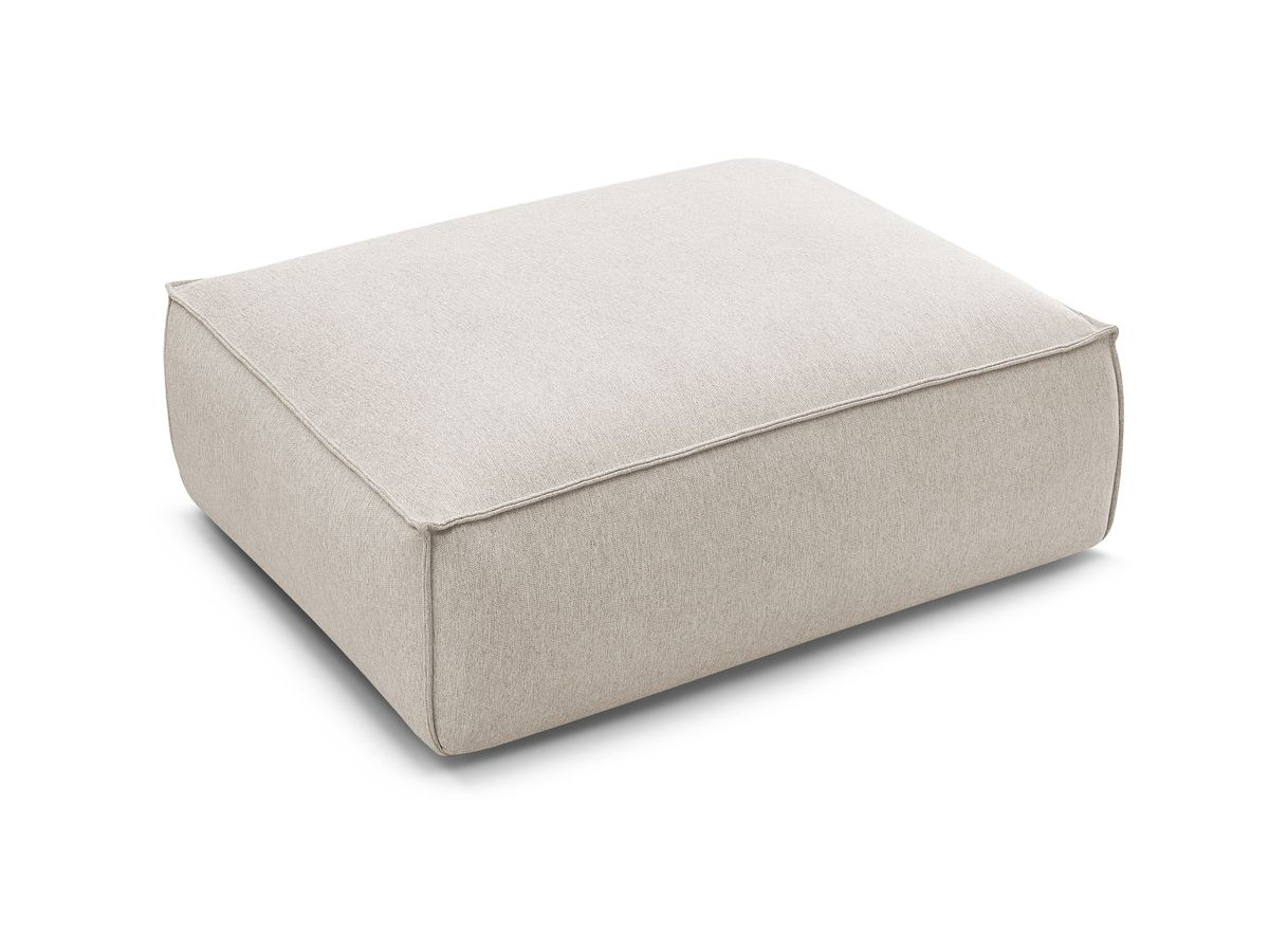 Bobochic Boheme Pouf Melange-Stoff Beige