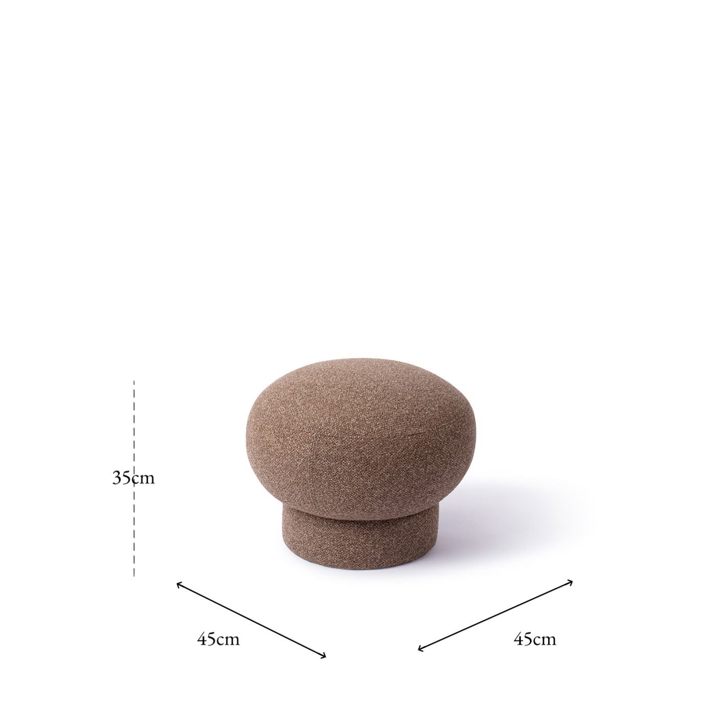 Jesper Home Pouf Anoo Mocha Mist