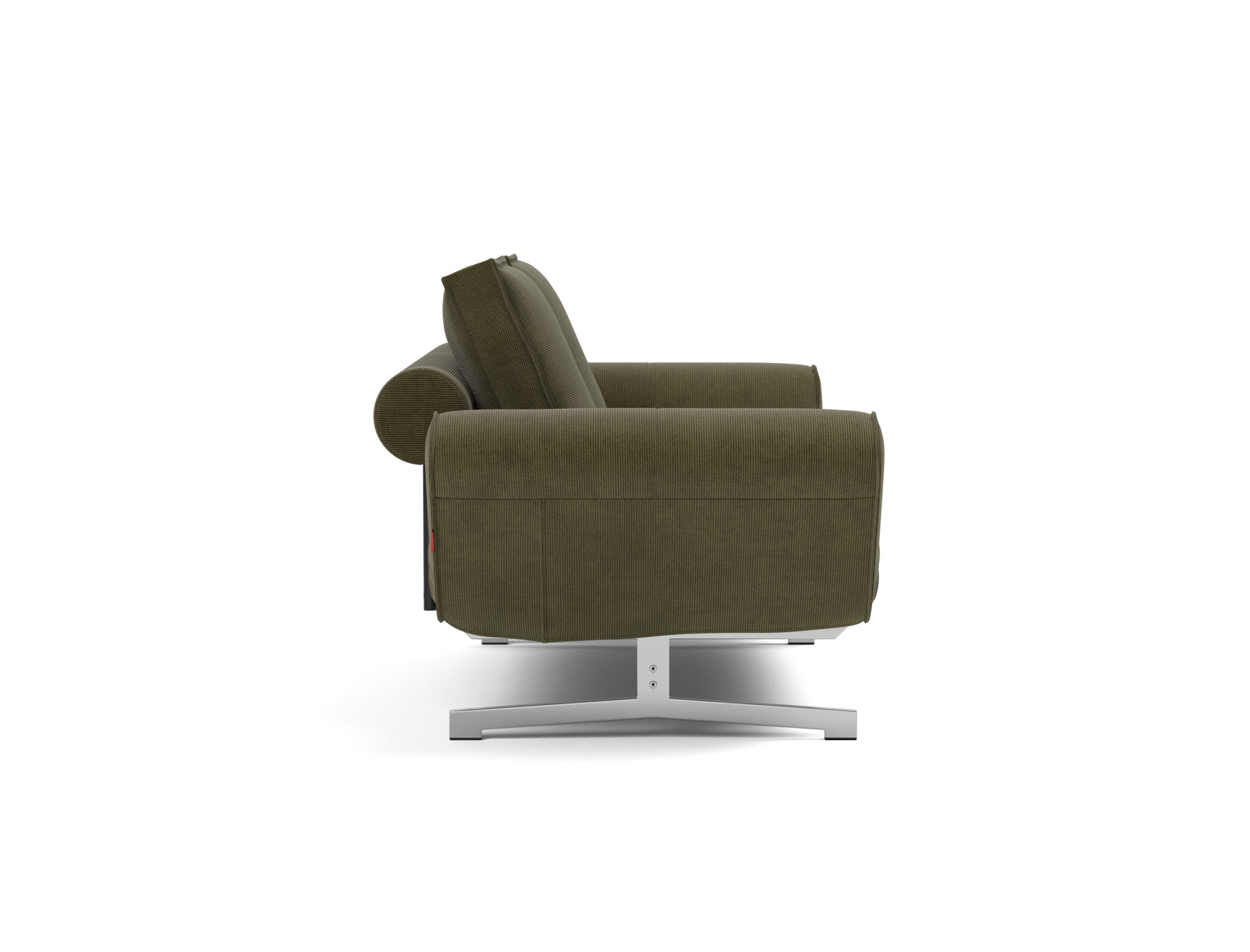 Tagesbett Ghia Kord Cordufine 316-Pine-Green Beine Chrom
