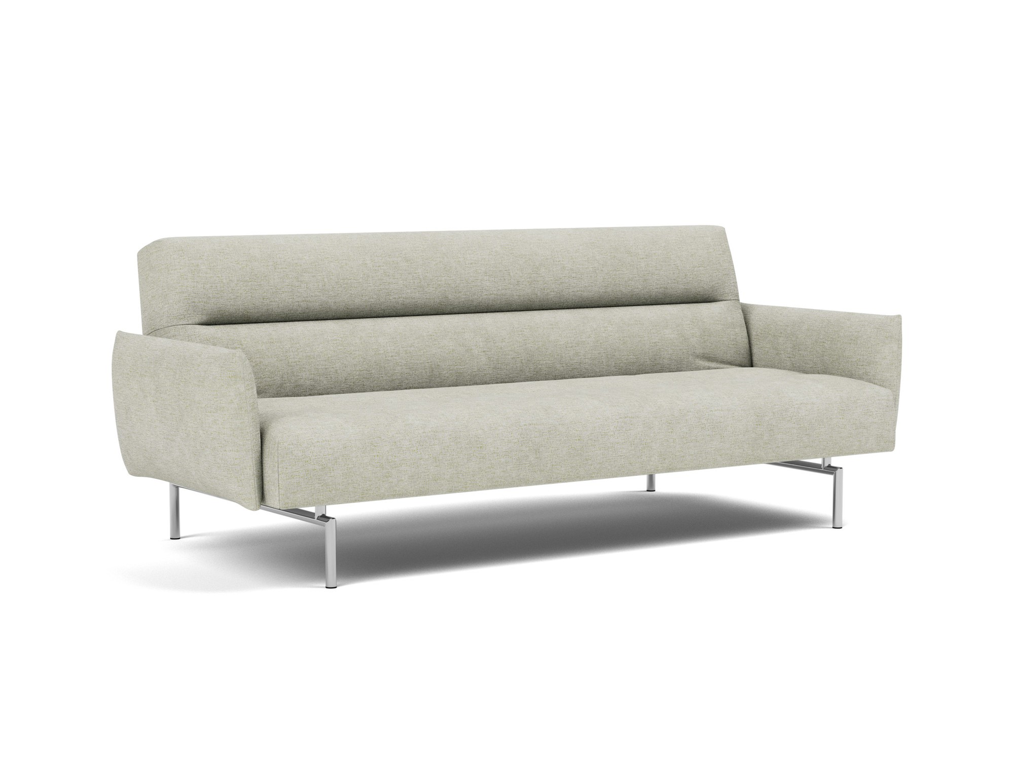 Schlafsofa Jillis mit Armlehnen Flachgewebe Avella 280-Sand
