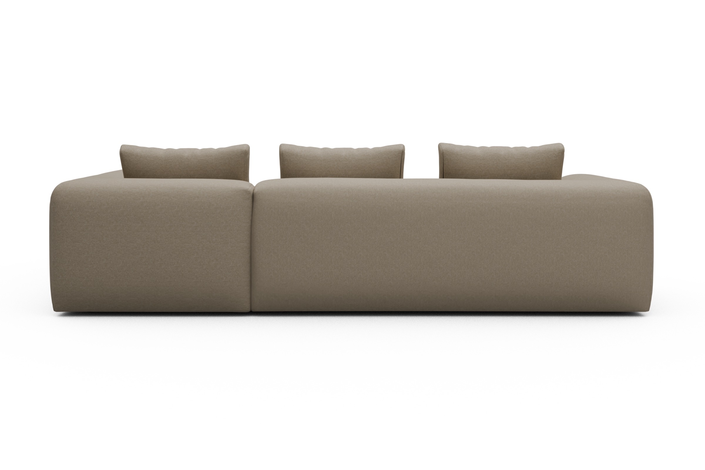 Ecksofa Fred 2x 2,5-Sitzer rechts offen Satya-Natural