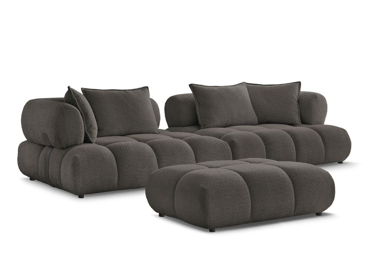 Bobochic Alya Sofa 4-Sitzer mit Pouf