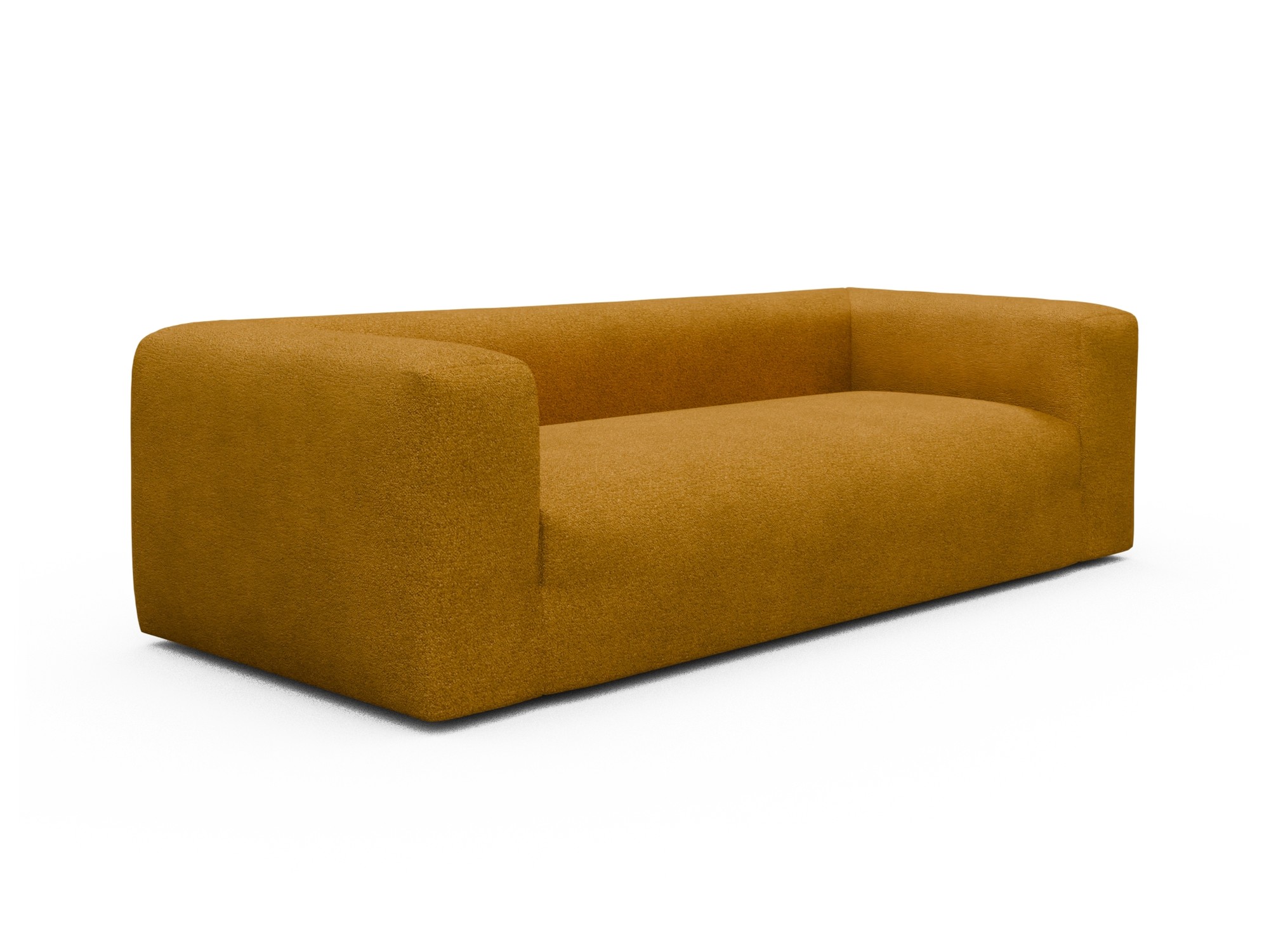 Skandi Home Sofa Fred 3-Sitzer Boucle-Ochre moebelfaktor