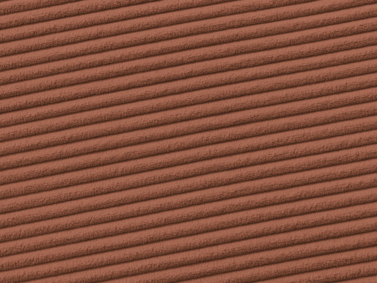 Bobochic Enore Ecksofa 330 × 157 cm Cordsamt Orange Ecke links
