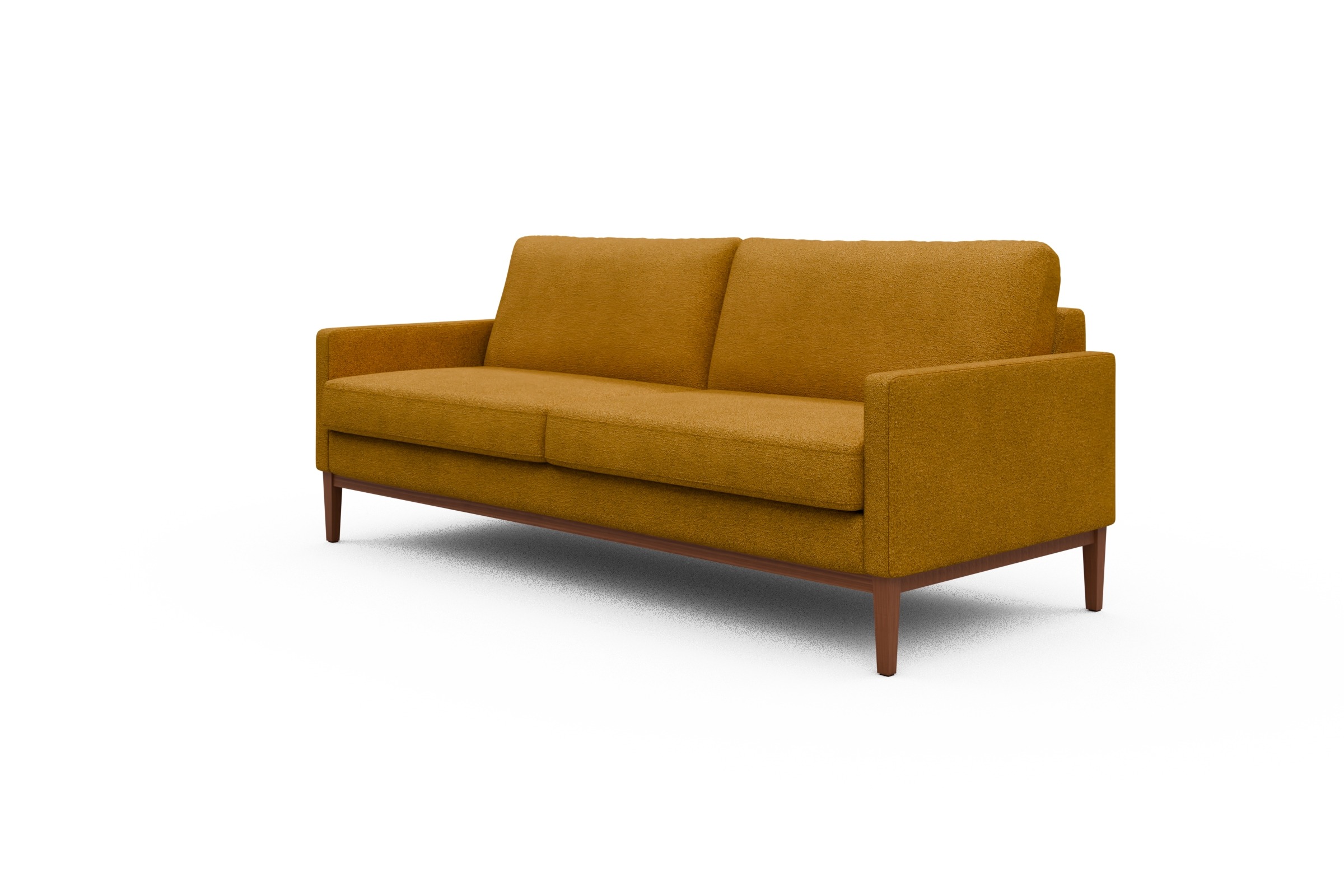 Sofa Bodo 3-Sitzer Boucle-Ochre