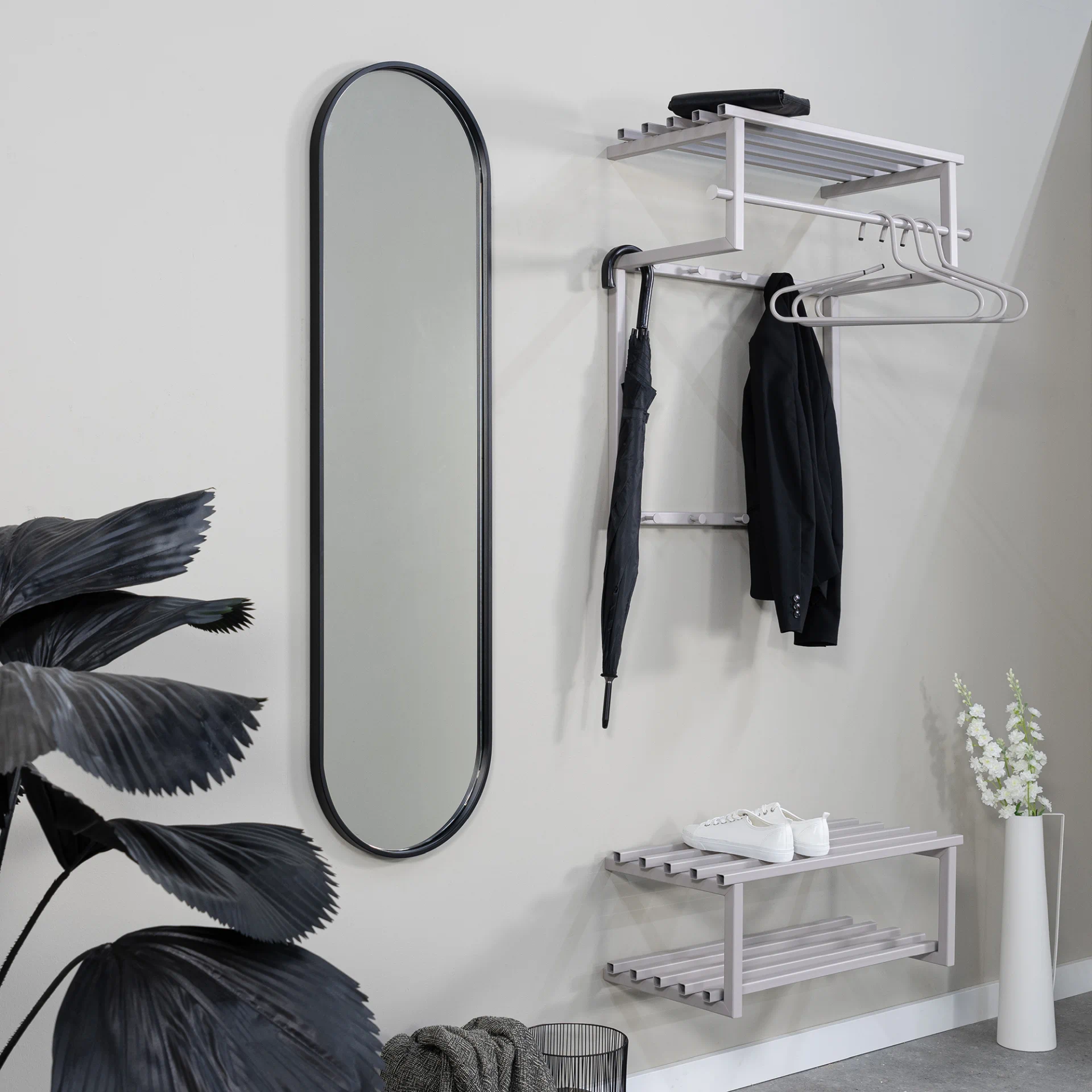 Spinder Design Wandgarderobe Rizzoli Silky Taupe
