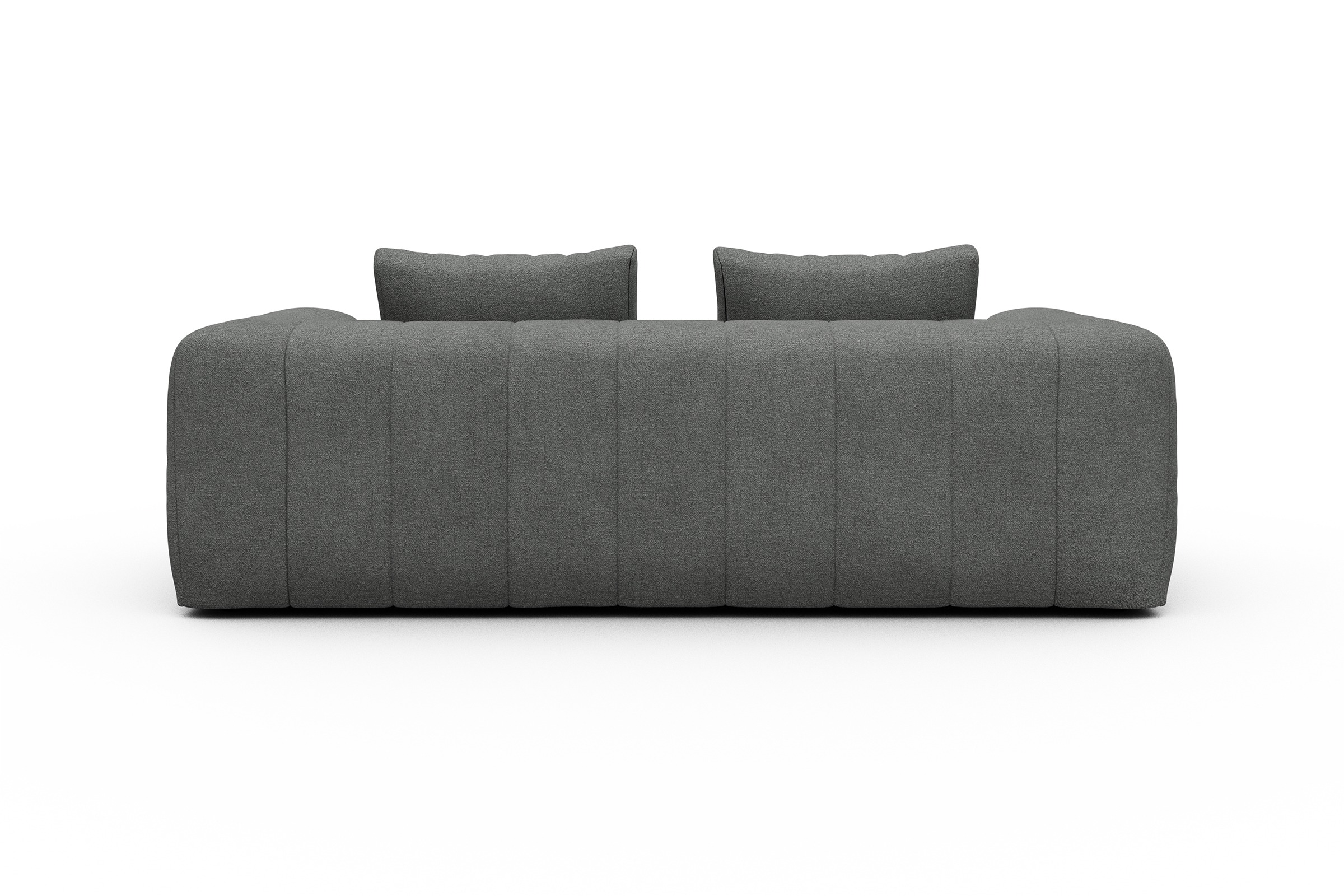 Sofa Hugo 3-Sitzer Boucle-Ash-Grey