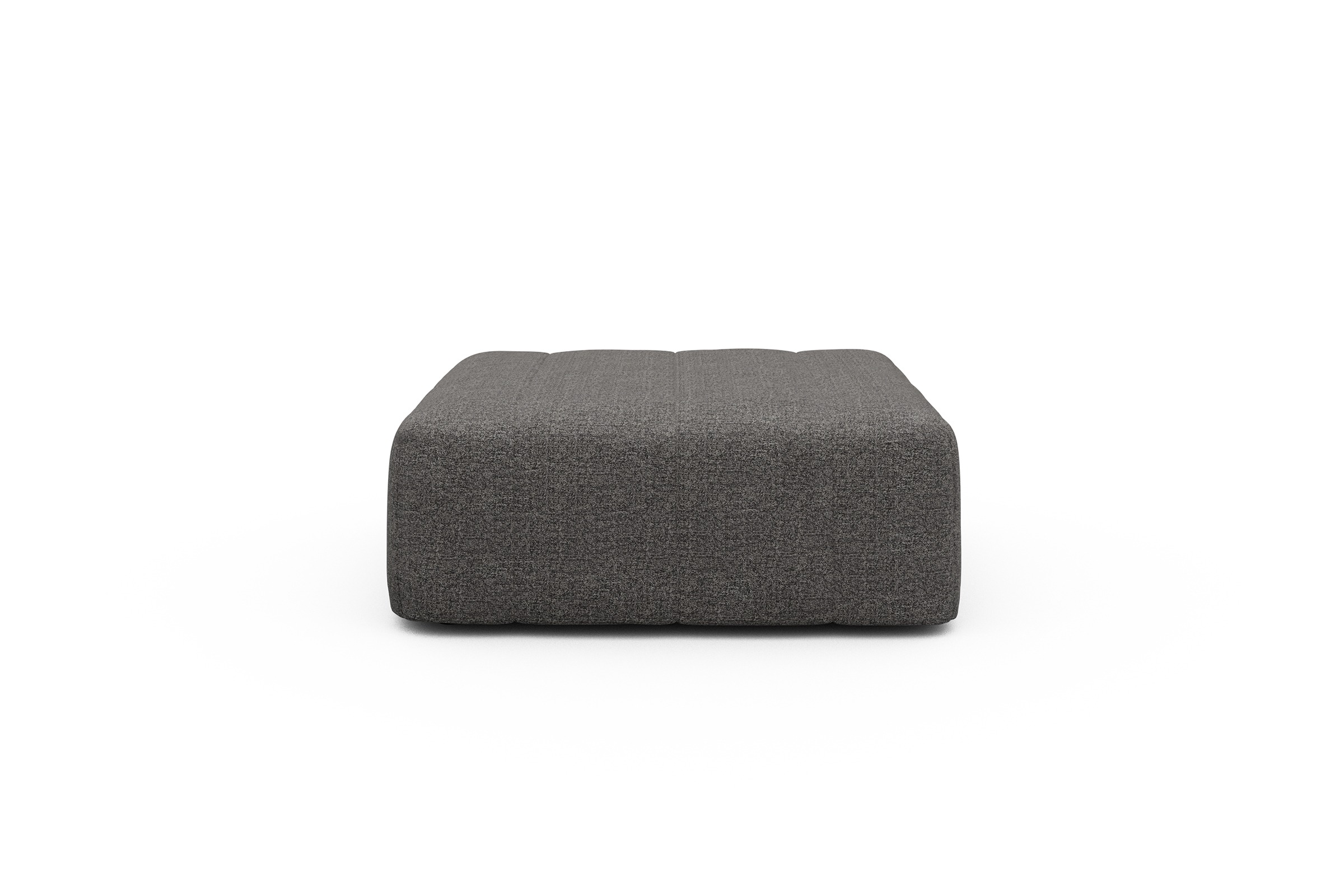 Sitzhocker Hugo Ottomane Carreno-Salt-and-Pepper