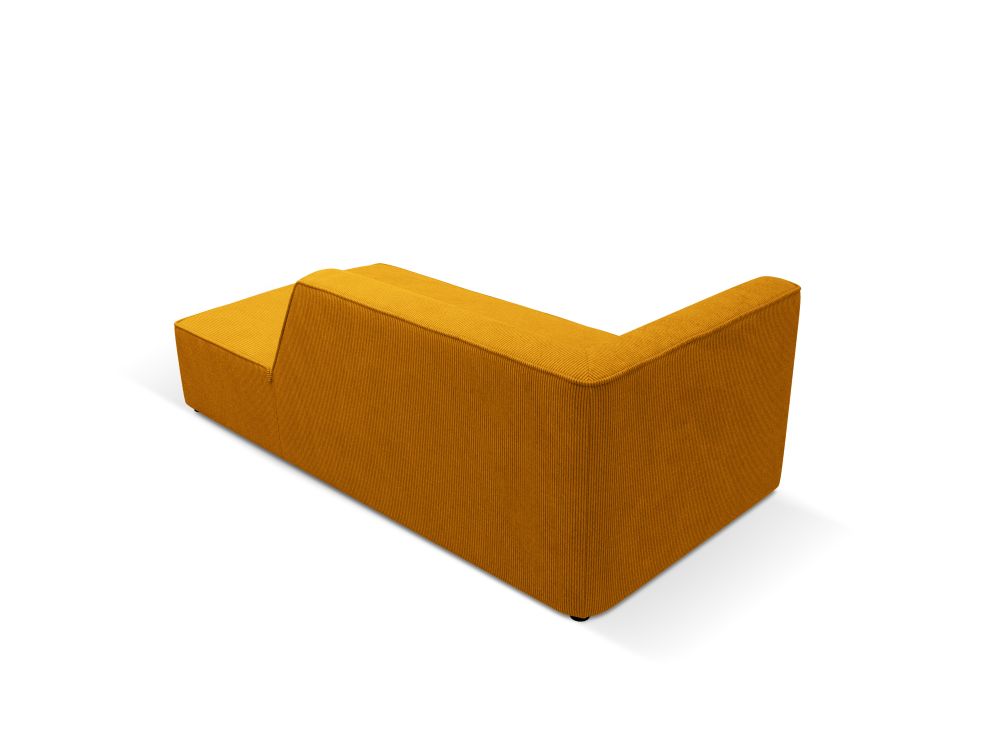 Cosmopolitan Design Chaiselongue Siena Kord Scala Gelb Rechts