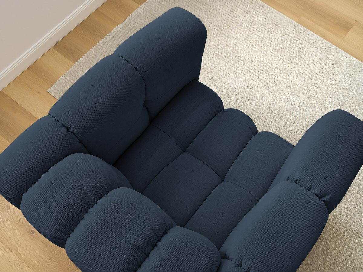 Bobochic Ulysse Sessel Stoff Dunkelblau