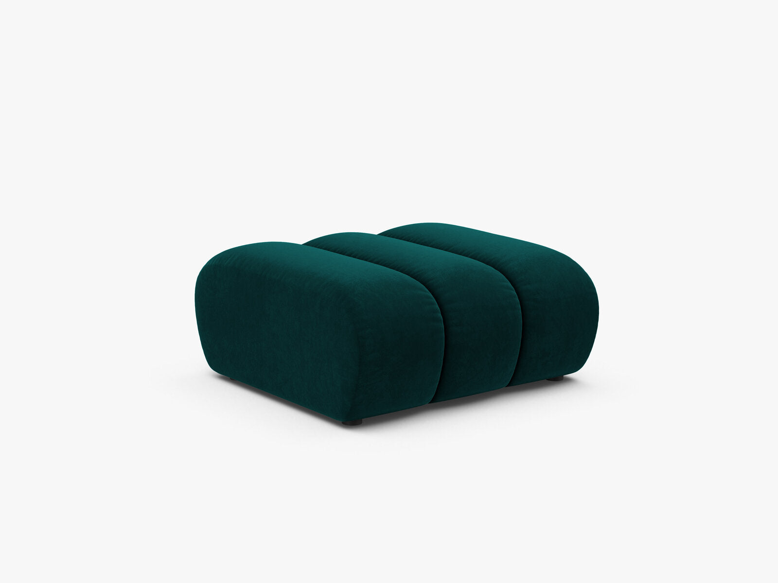 Micadoni Hocker Lupine Samt Venus Dunkel Petrol