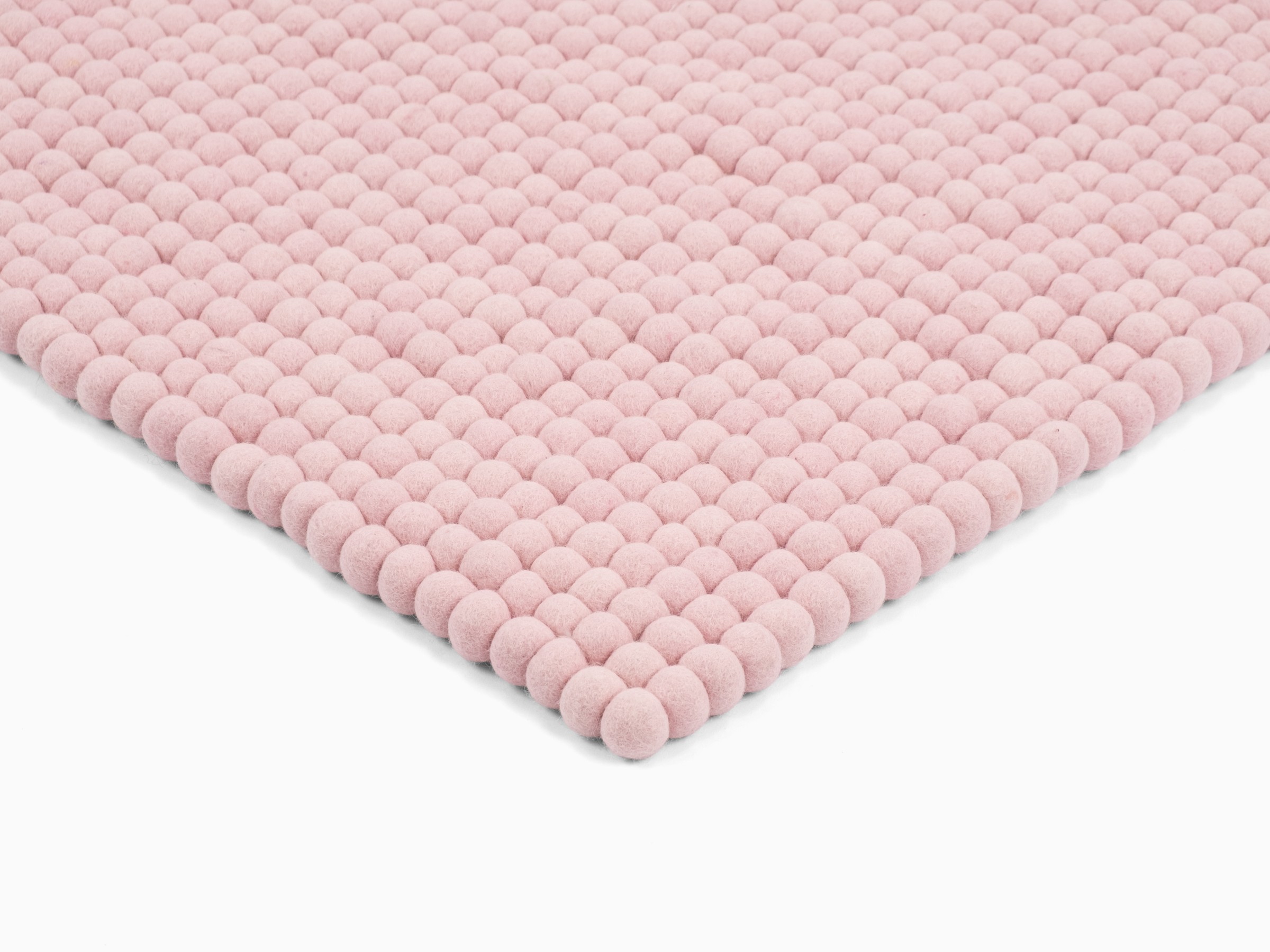 myfelt Friedrich Filzkugelteppich Rosa