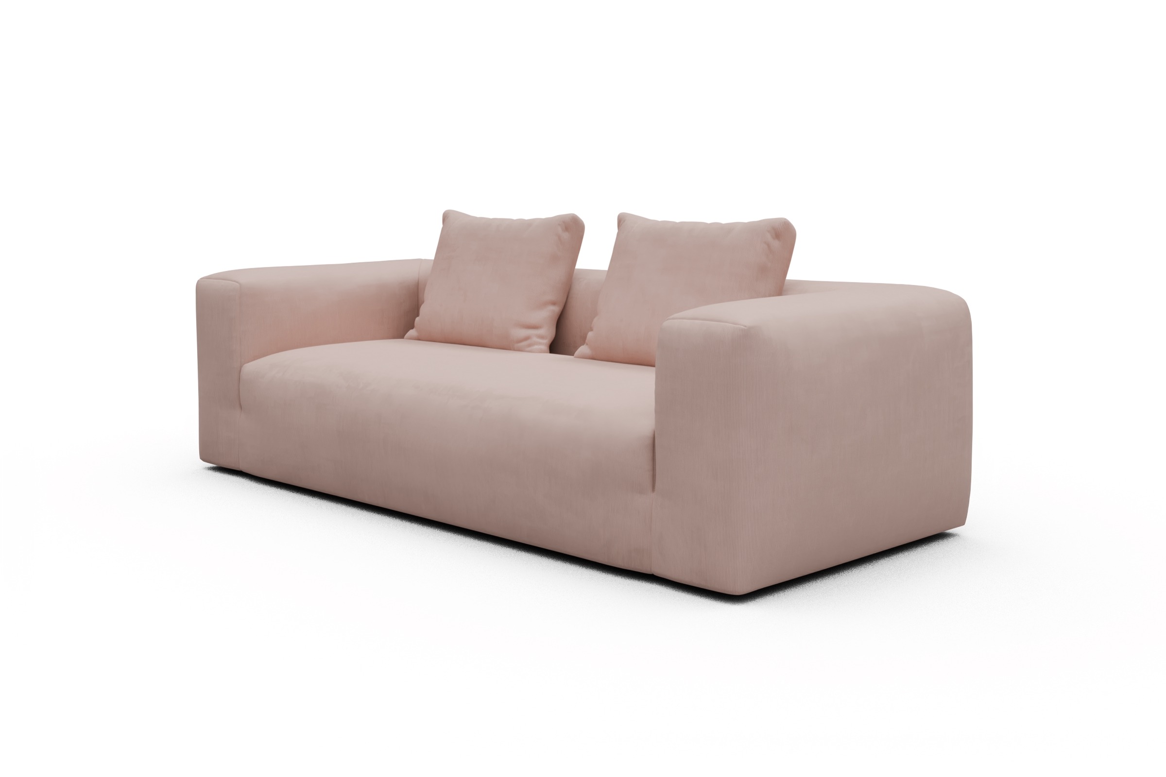Sofa Fred 3-Sitzer Cordufine-Blush