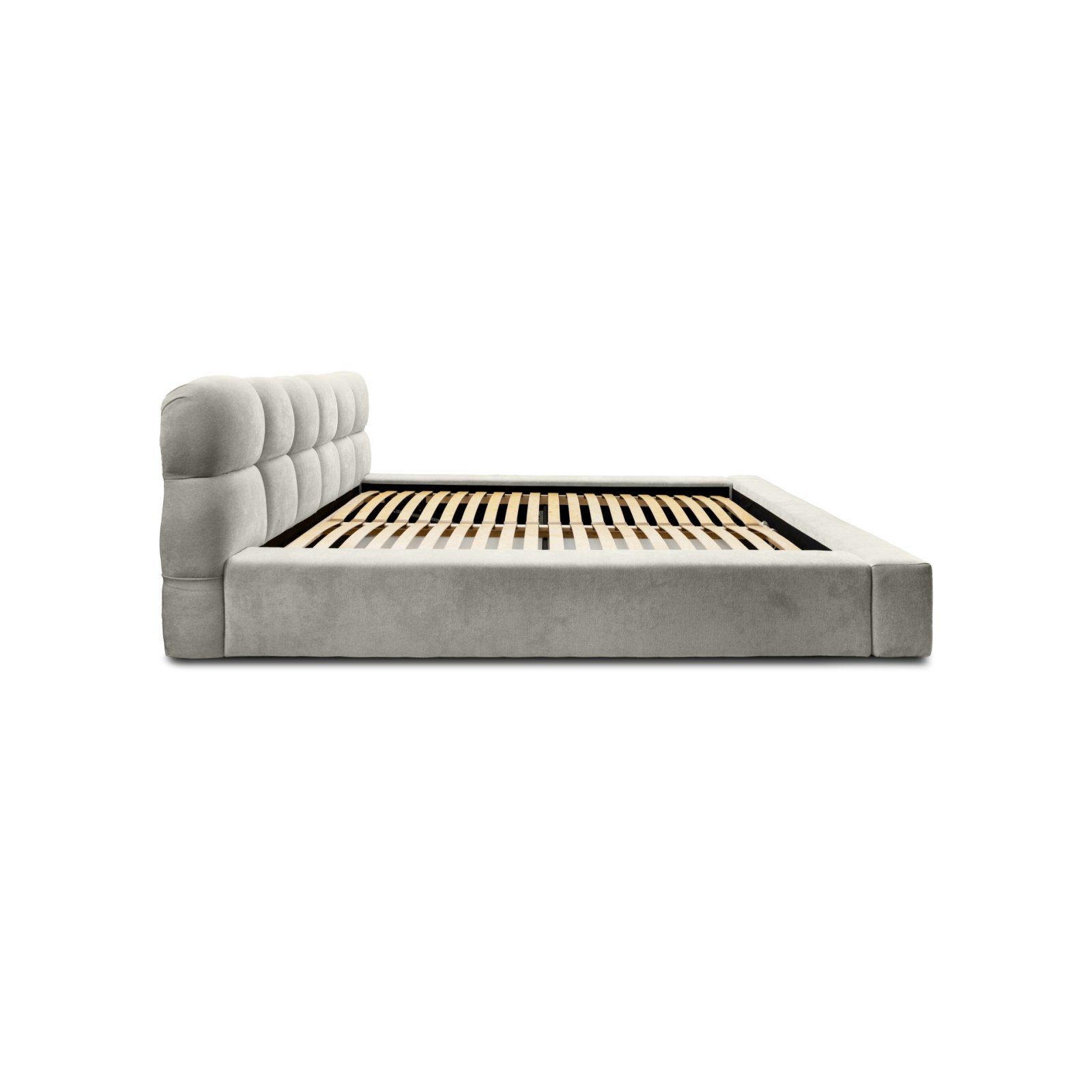Polsterbett Vento-New Chenille 160x200 mit Metallrahmen Ditra-New 05