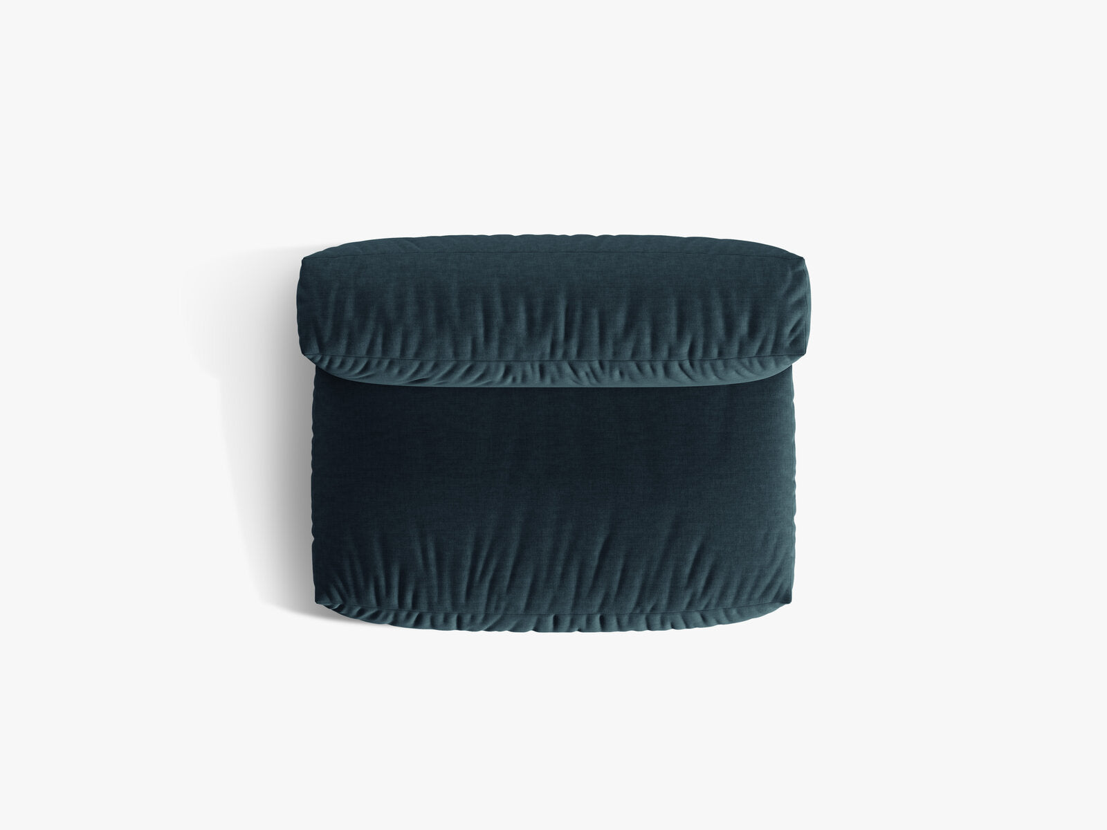 Micadoni Modul Martina 1-Sitzer Groß Strukturierter Stoff Boston Jeansblau