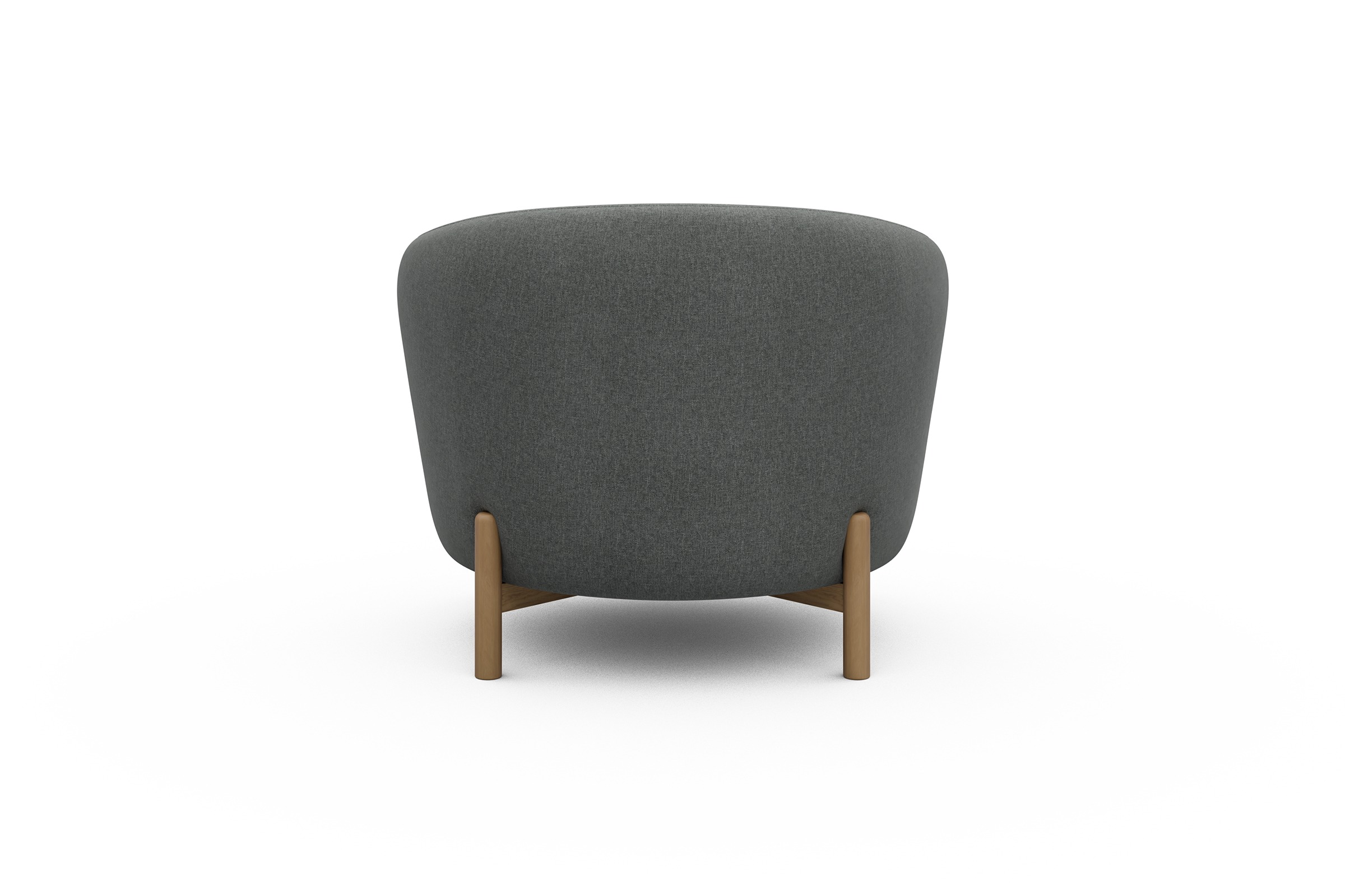 Sessel Ronda Holzbeine Eiche Natur Satya-Steel