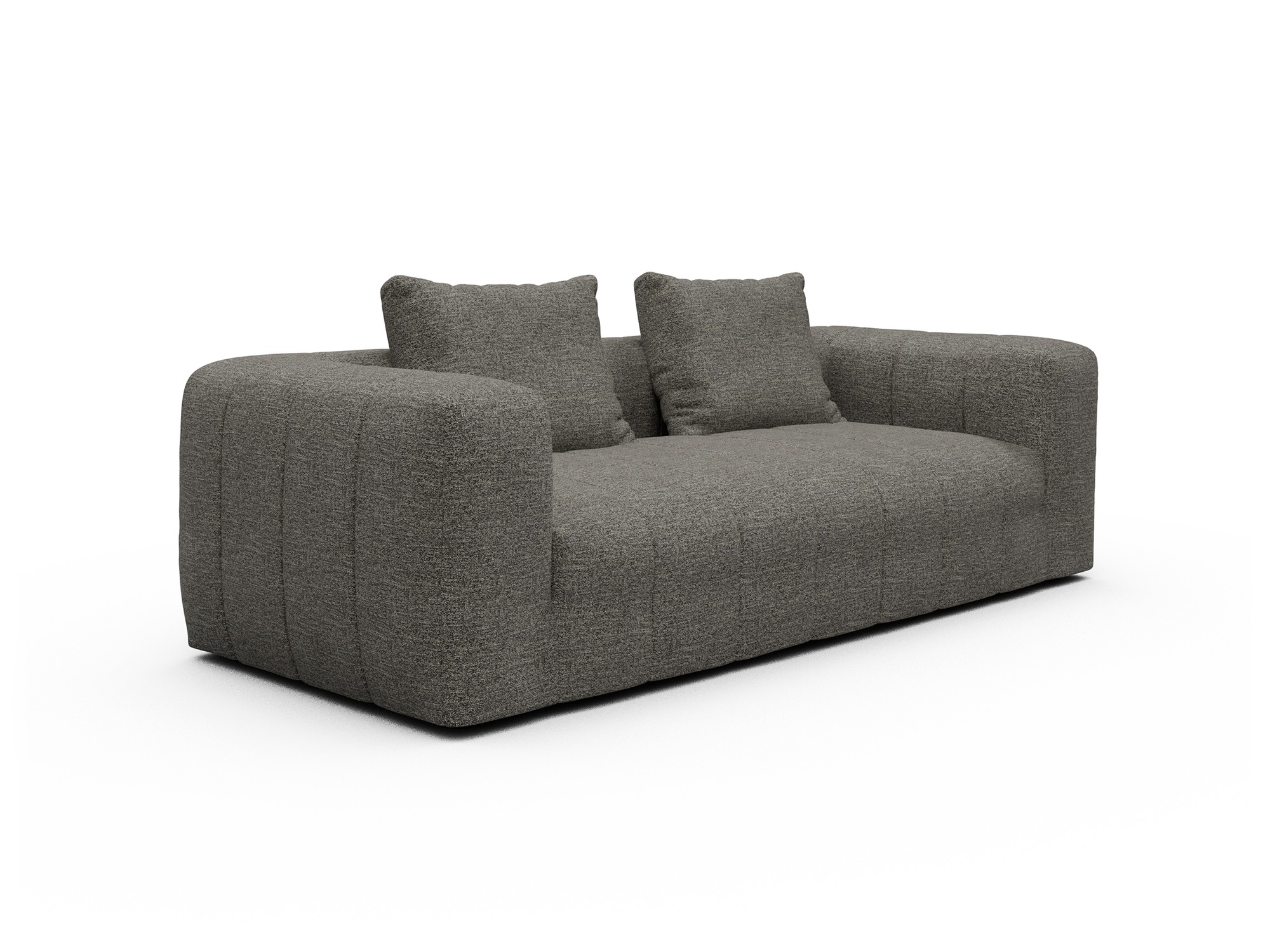 Hugo 3-Sitzer Carreno-Sepie-Brown moebelfaktor