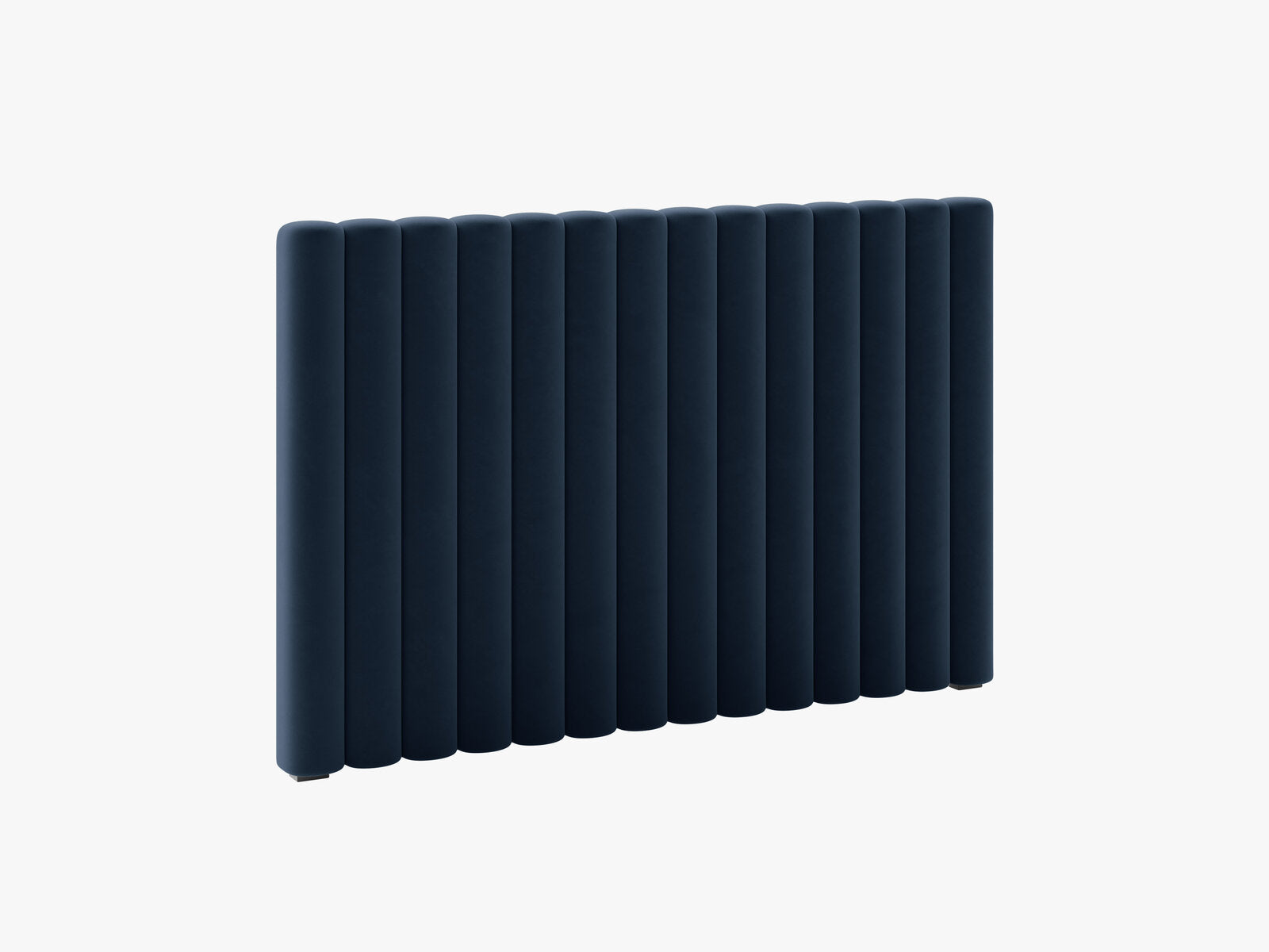 Micadoni Mistero Samtiger Kopfteil 80 cm Samt Paris Dunkelblau 140x95