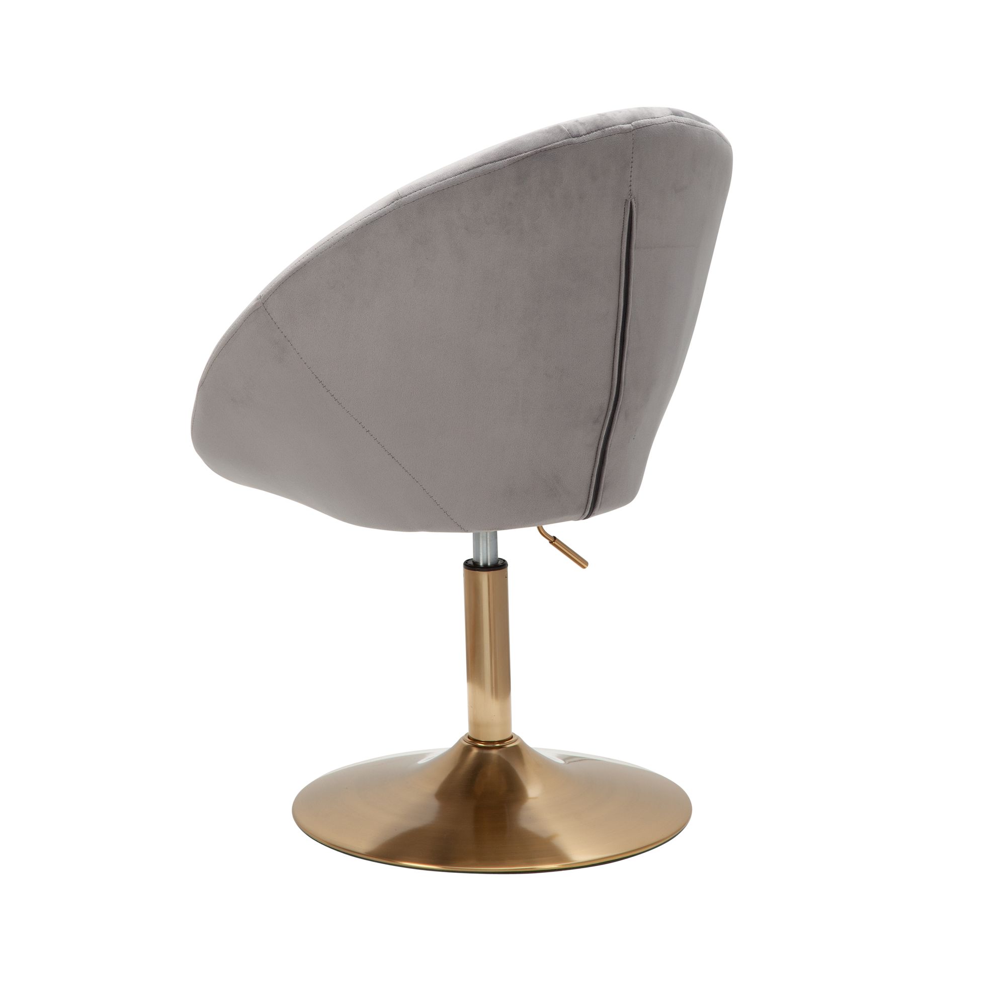 Loungesessel Fresvik Samt Grau 67 × 62 × 100 cm