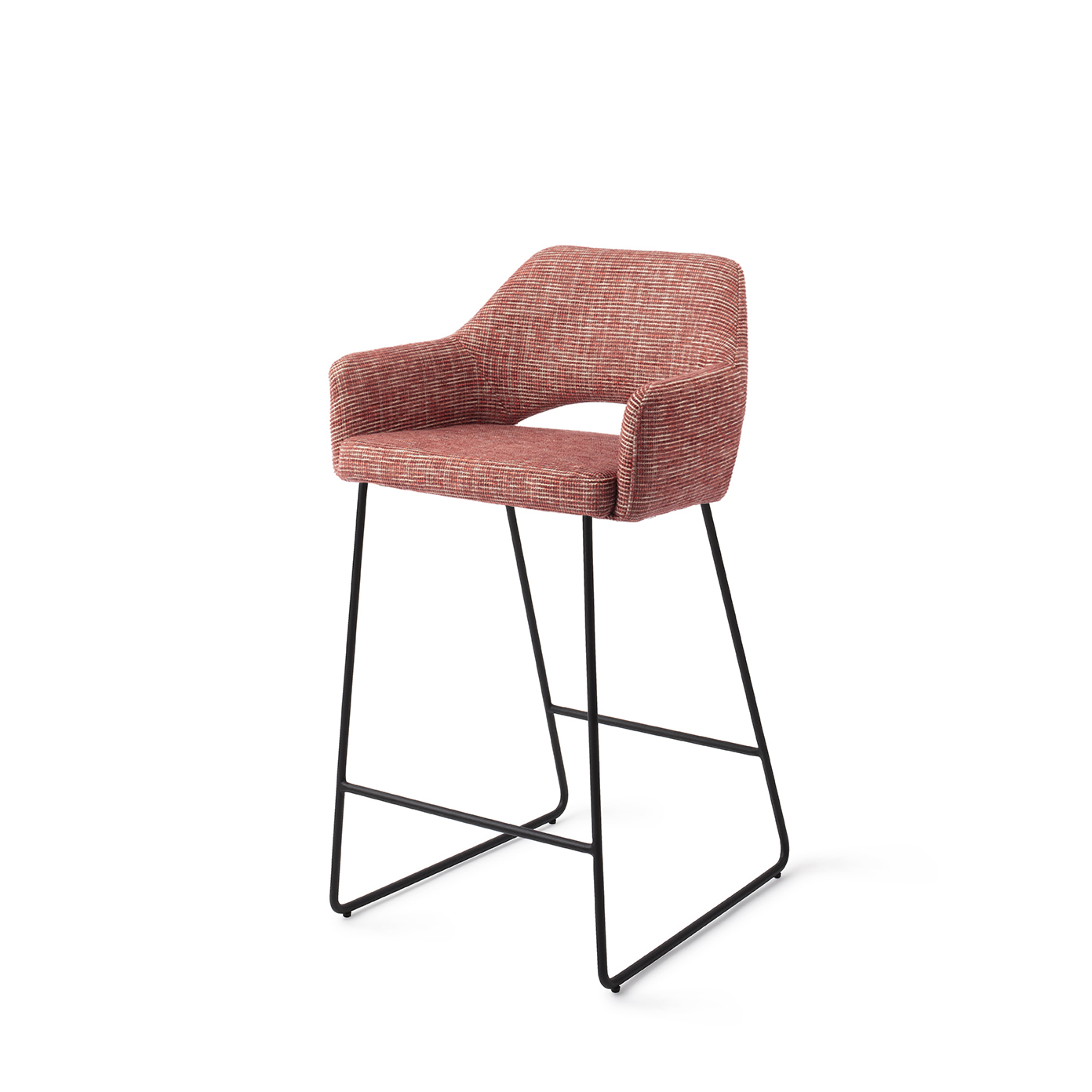 Jesper Home Barhocker Yanai Berry Bars Slide Schwarz Tresenhöhe 65 cm